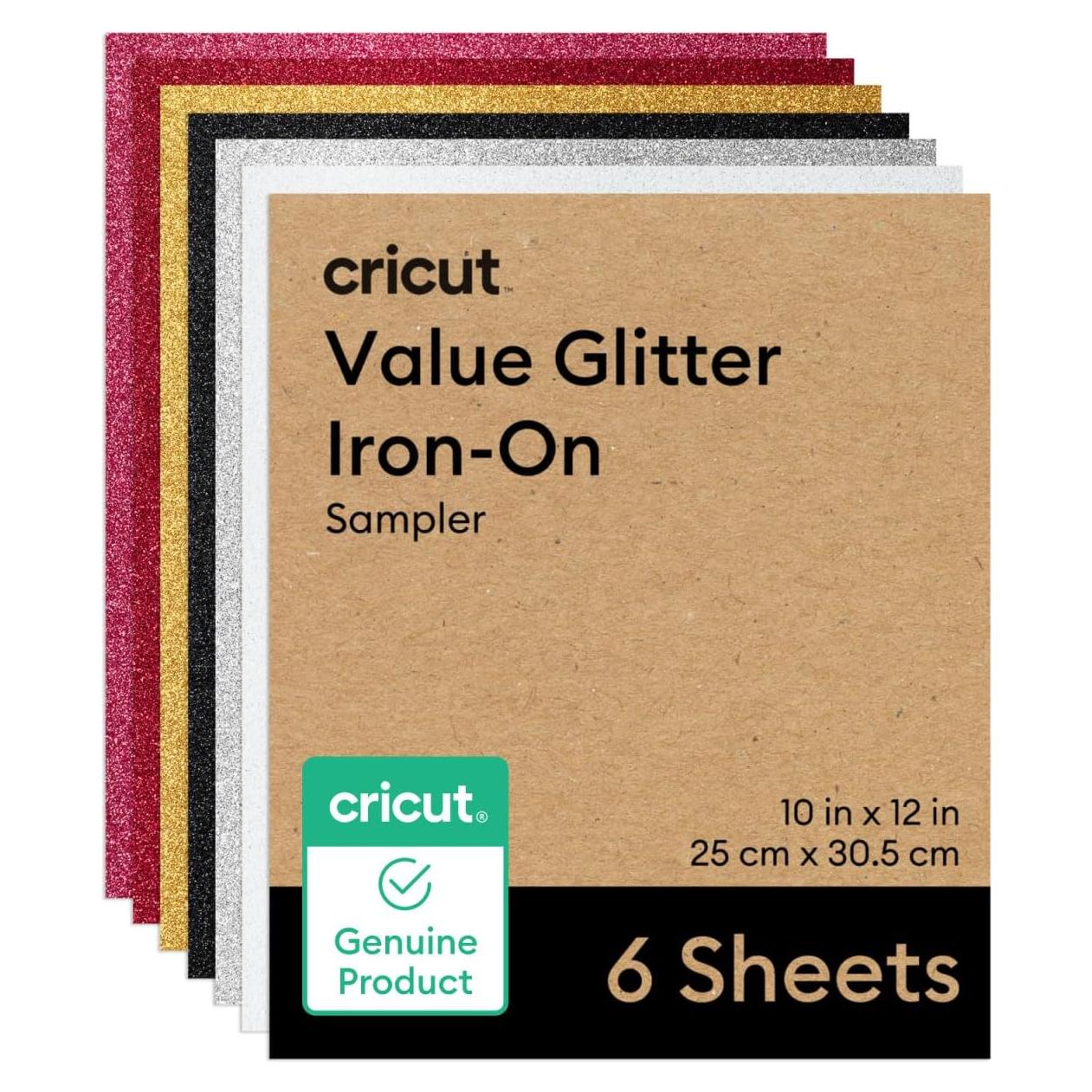 Vinilo de Transferencia de Calor Cricut Valor Brillante - 6 Hojas 25.4x30.5cm