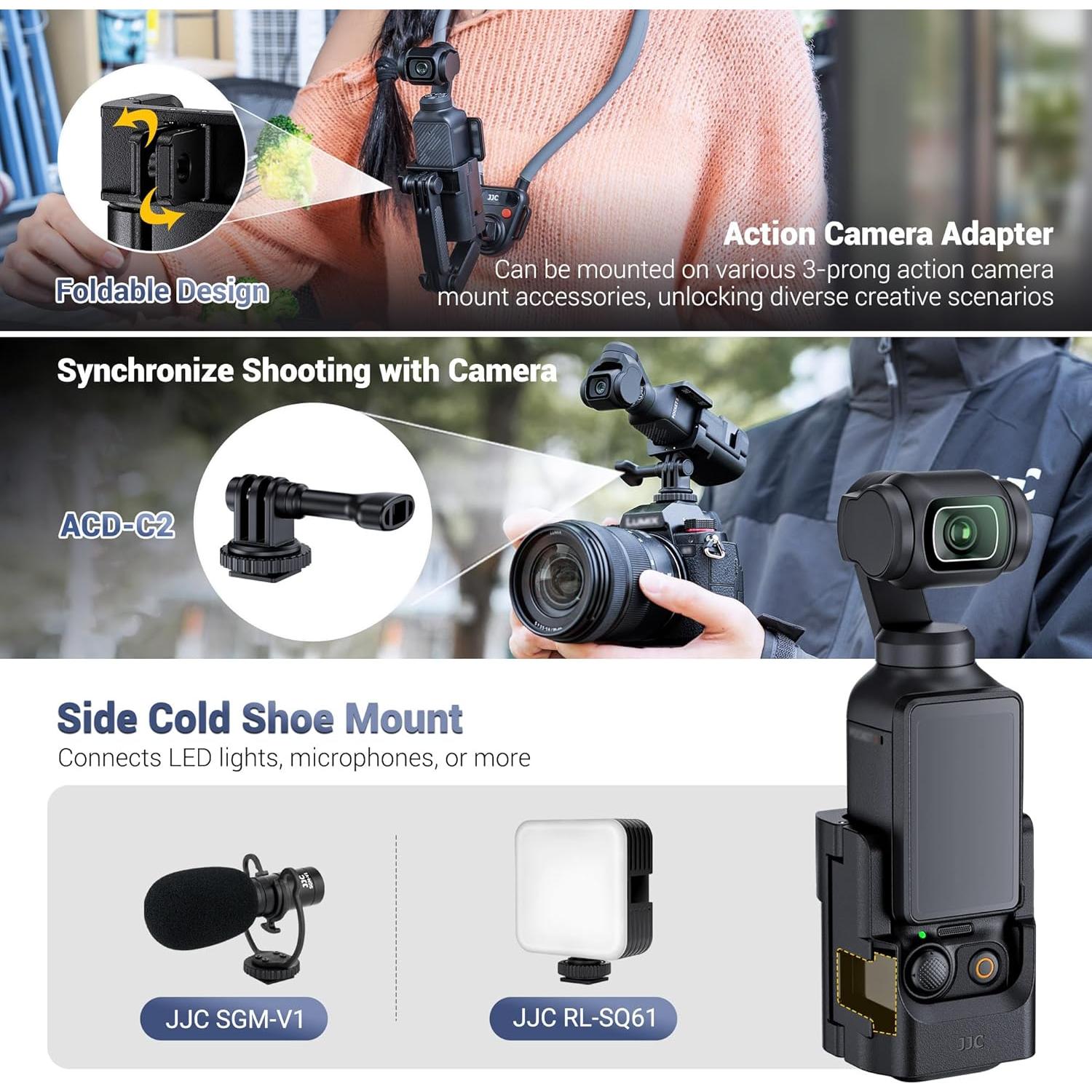 Adaptador de Expansión DJI Pocket 3 con Jaula Protectora