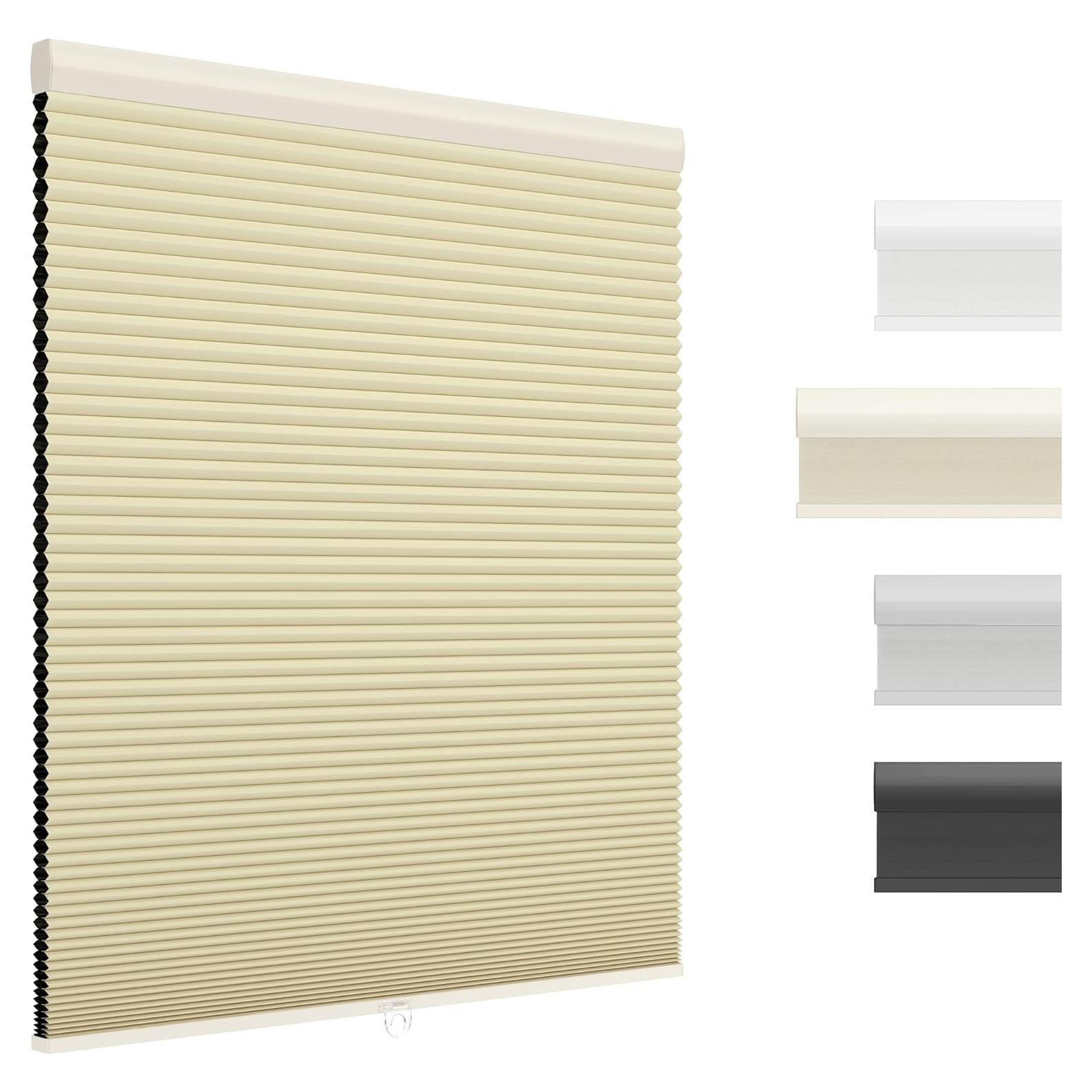 Persianas Celulares Sin Cuerda UNISHADES 56 x 162 cm Beige Blackout