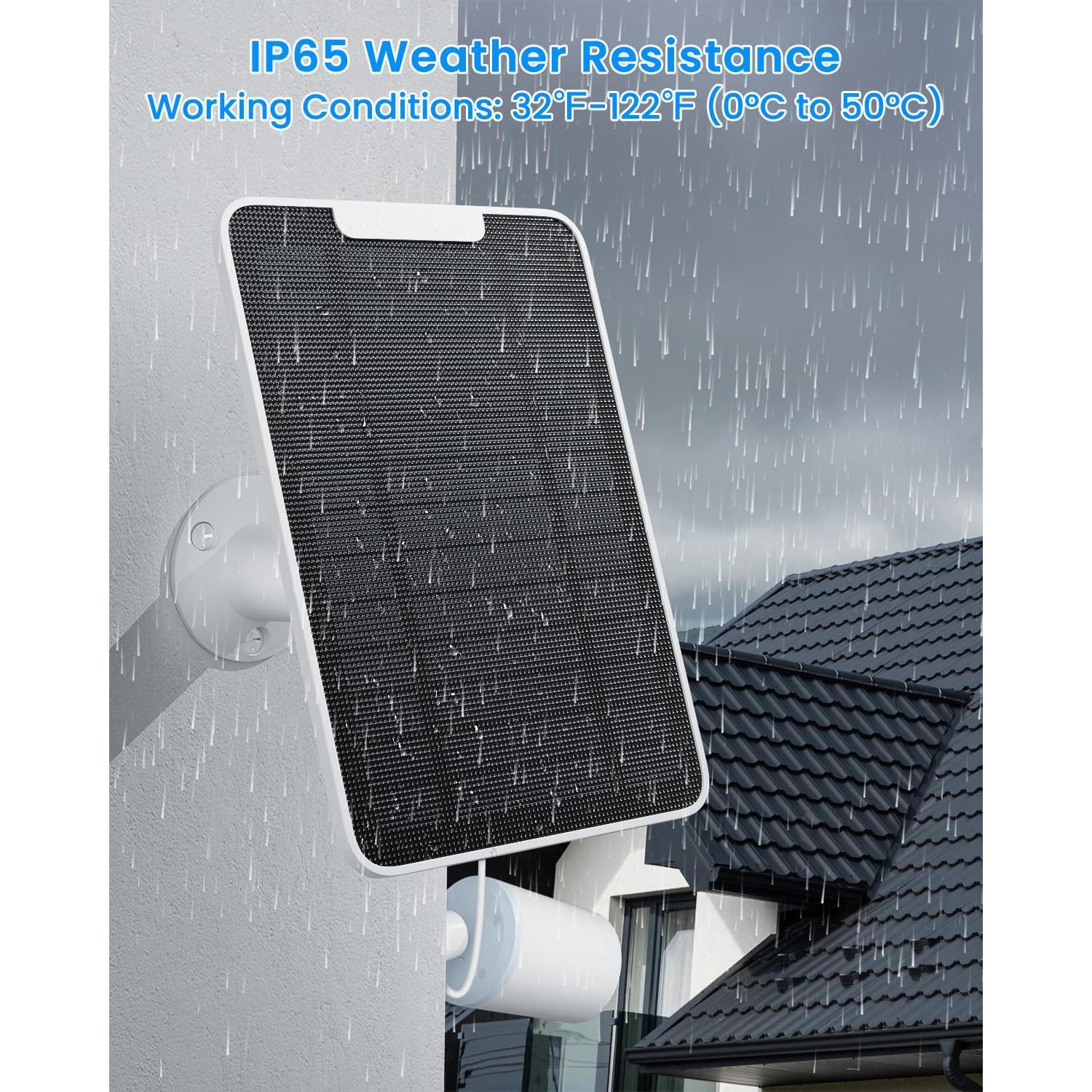 Cargador Solar WININMETA 5W para Cámara Arlo Essential