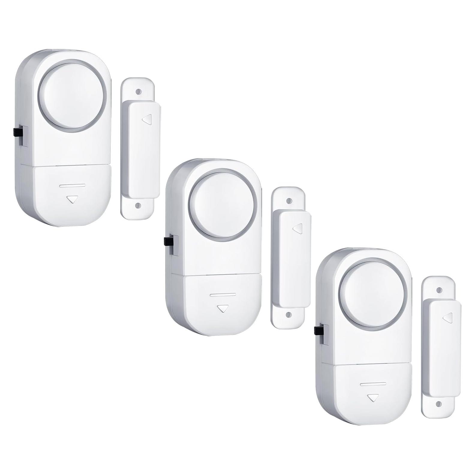 Alarma Inalámbrica de Puerta y Ventana HIIXHC 95dB - 3 Piezas