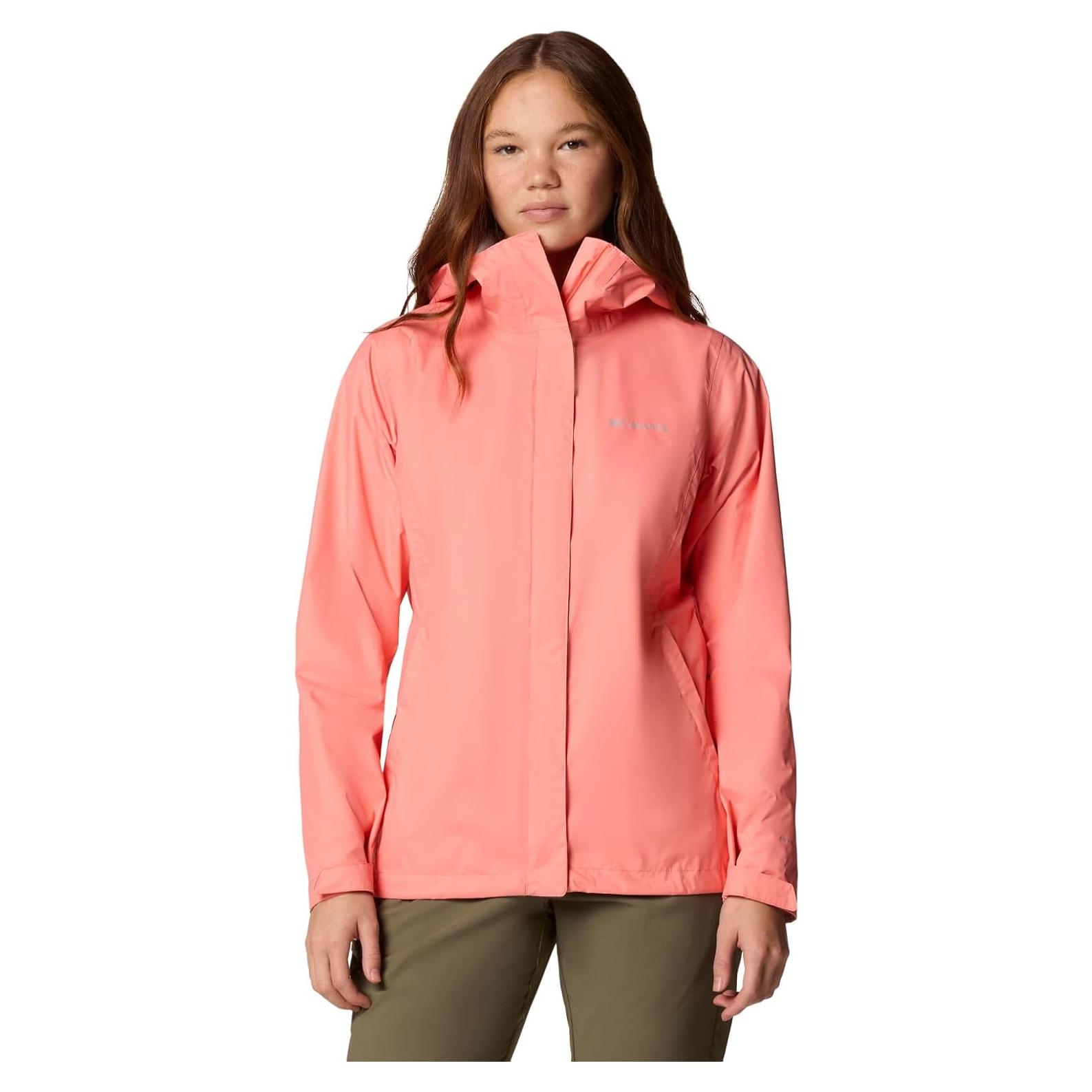 Chaqueta de Lluvia Columbia Arcadia II Mujer X-Pequeña Alpenglow