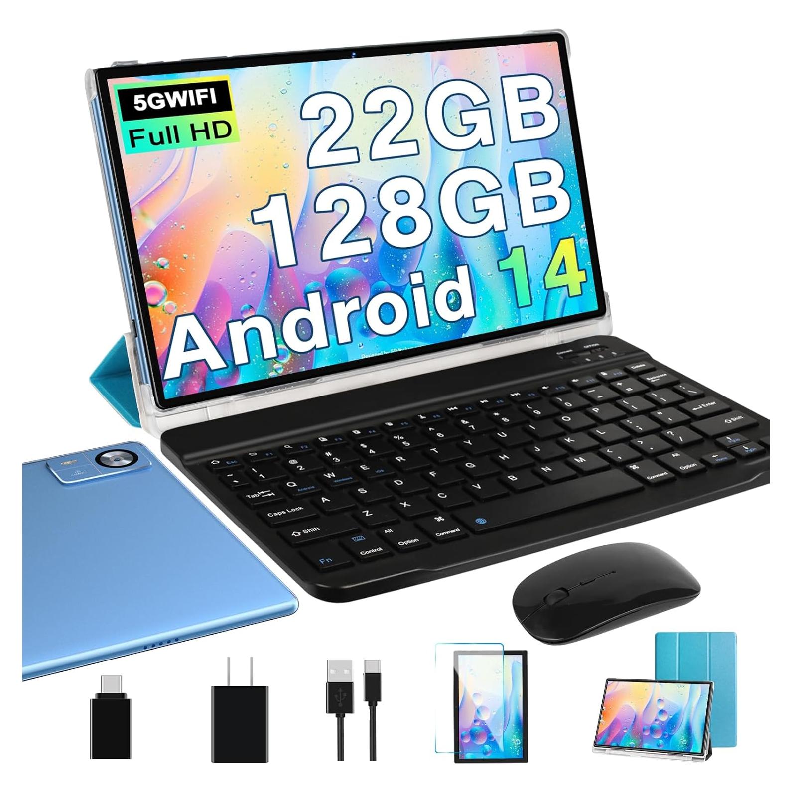 Tableta SUAAT S10 10.1" Android 14, 22GB RAM, 128GB ROM