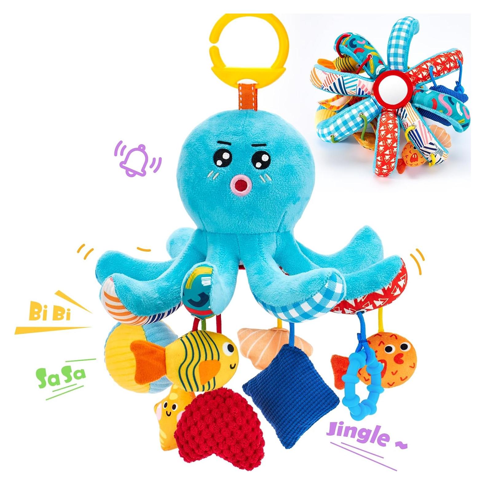 Juguete Sensorial para Bebés Hahaland Octopus 0-6 Meses