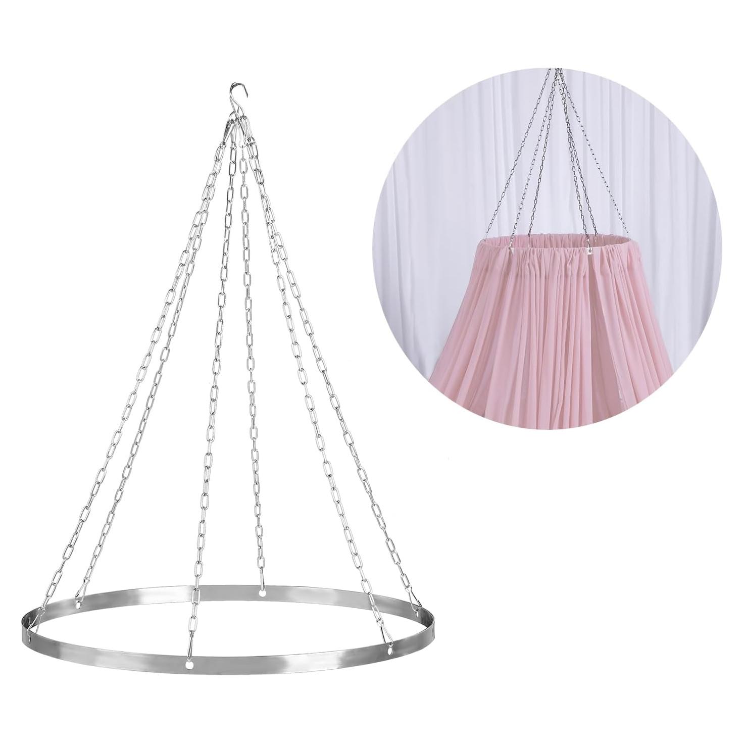 Kit de Cortinas de Techo Colgantes PakiInno 30.48 cm Plateado