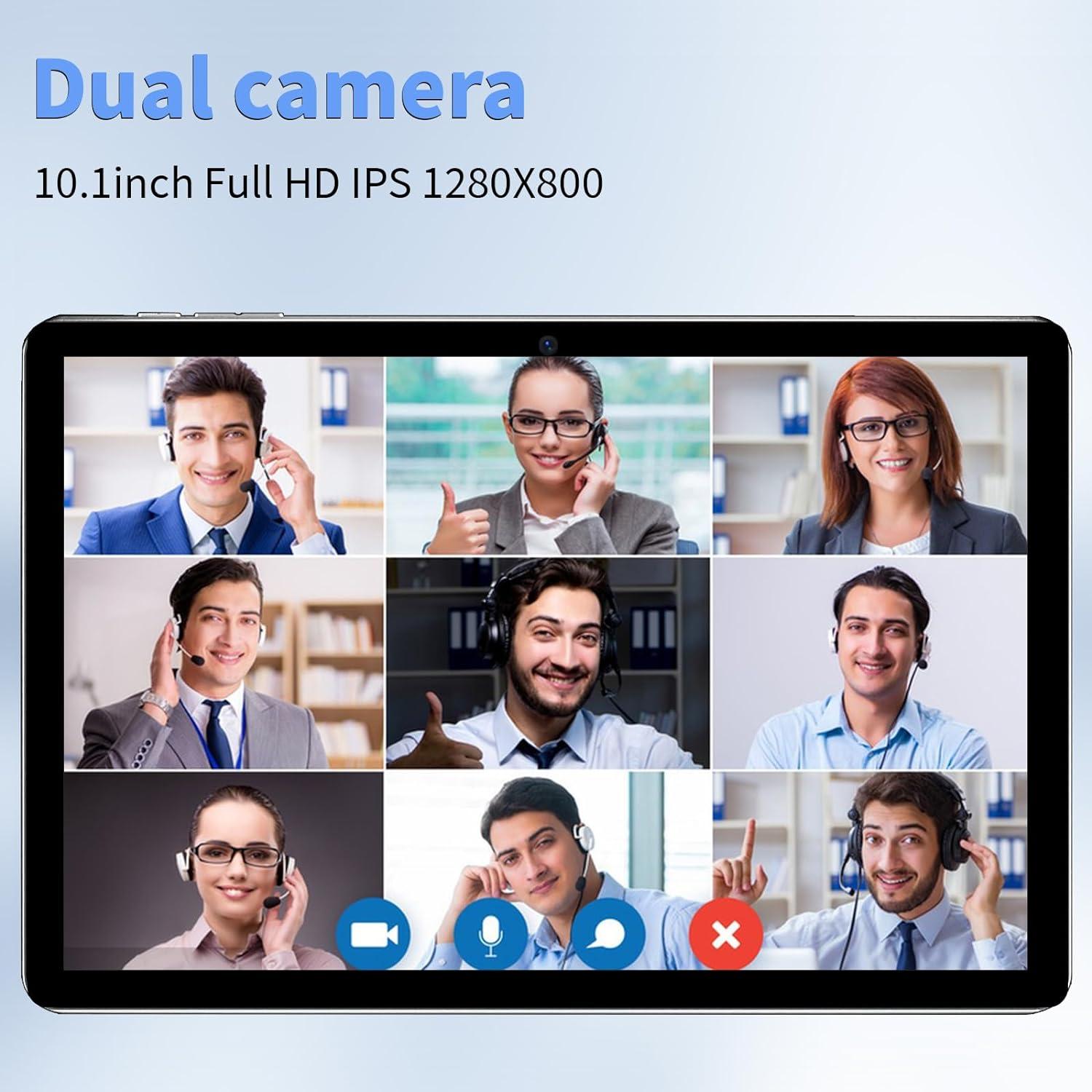 Tableta Android 13 ECOPAD 10.1" 6GB RAM 64GB ROM Azul