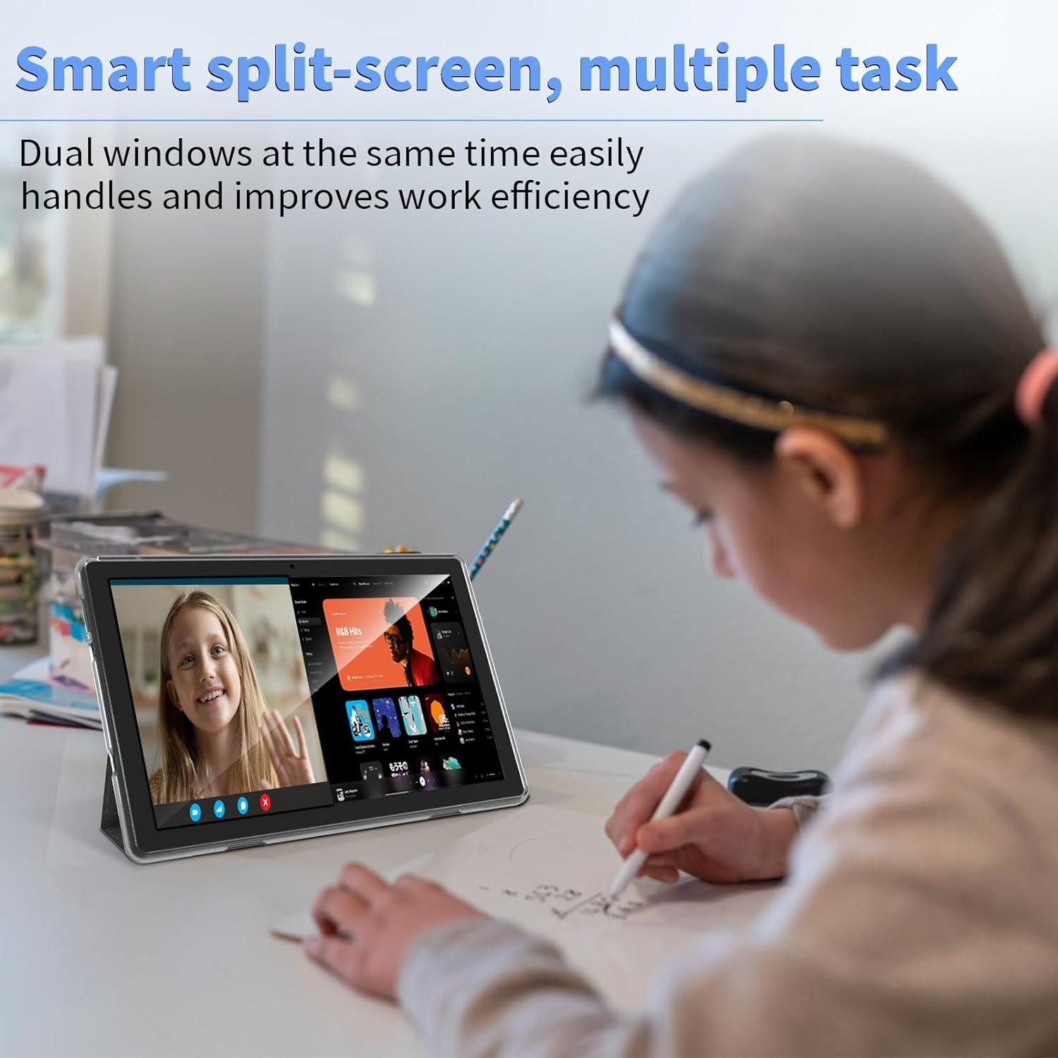 Tableta Android 13 ECOPAD 10.1" 6GB RAM 64GB ROM Azul