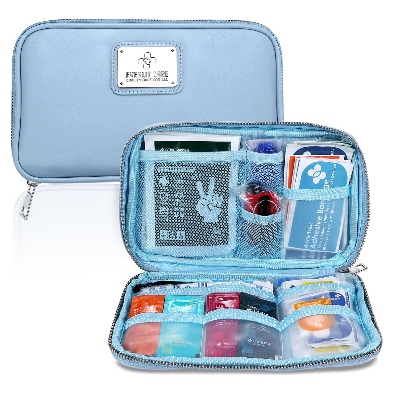 Kit de Primeros Auxilios para Automóvil EVERLIT Cian 104 Piezas