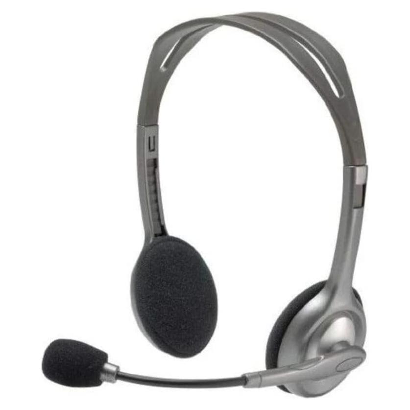 Auriculares Estéreo Logitech H110 con Cable Retráctil