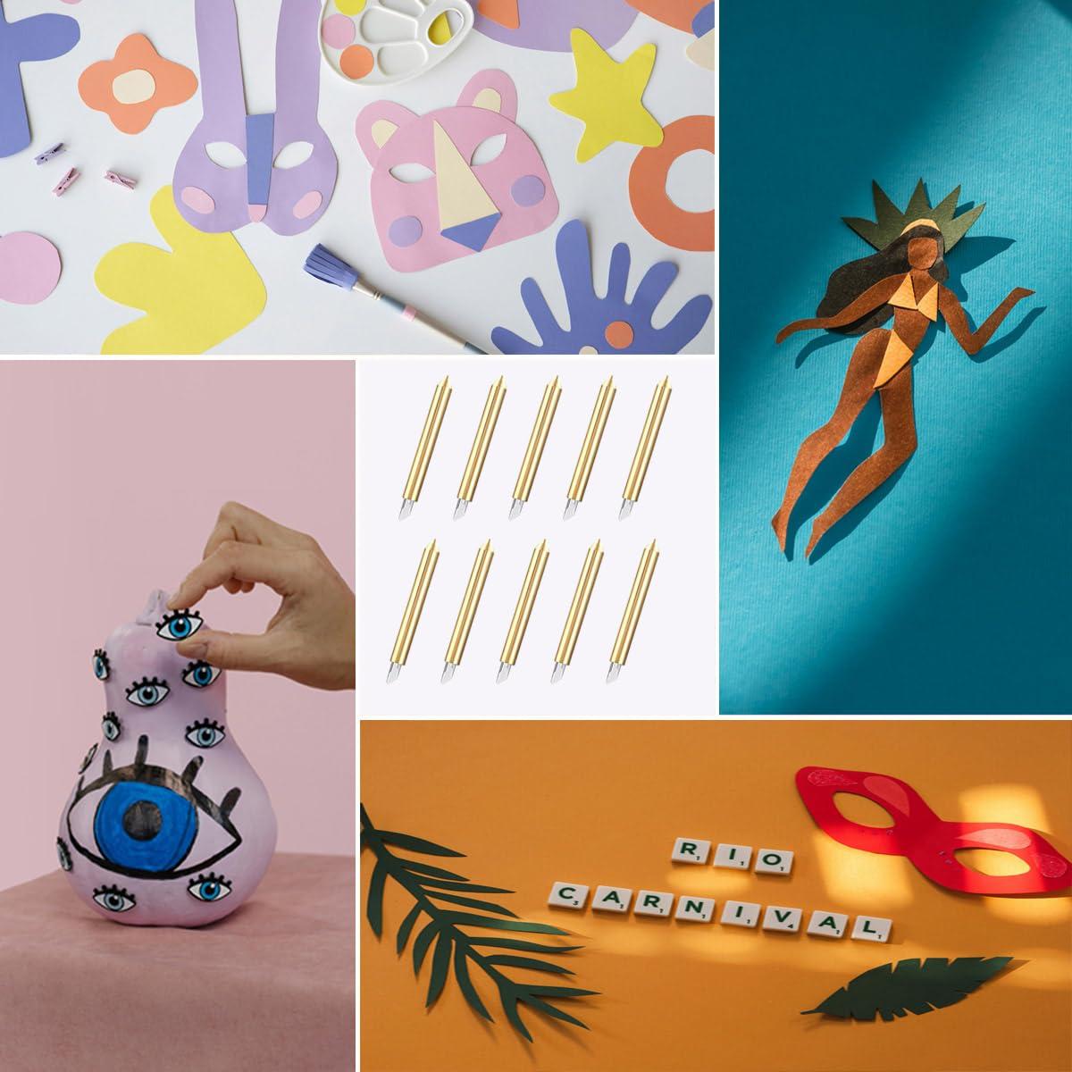 Juego de 10 Cuchillas de Punta Fina Cricut para Corte Preciso