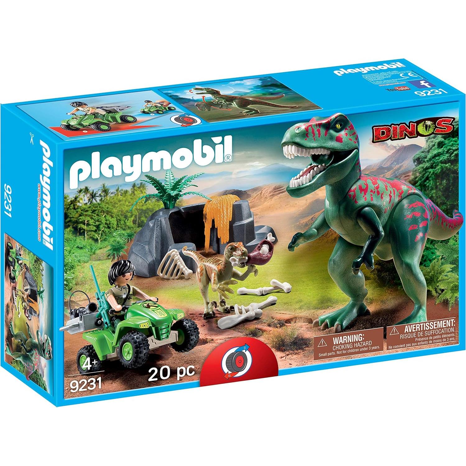 Quad Explorador T-Rex Playmobil 10740 Aventura Dinosaurios