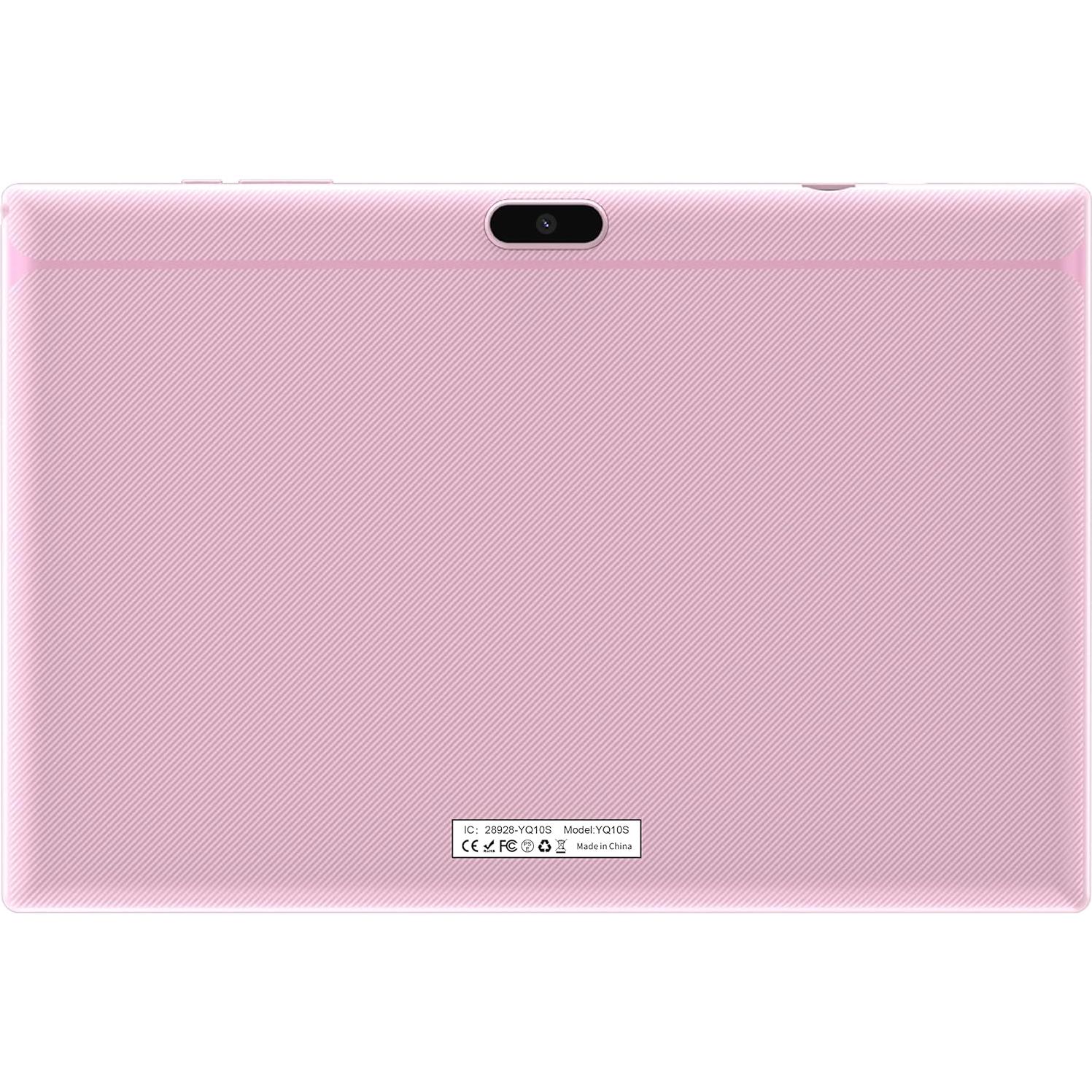 Tableta 2 en 1 NOVOJOY 10.1" Android 14, 64GB, 8GB RAM Rosa