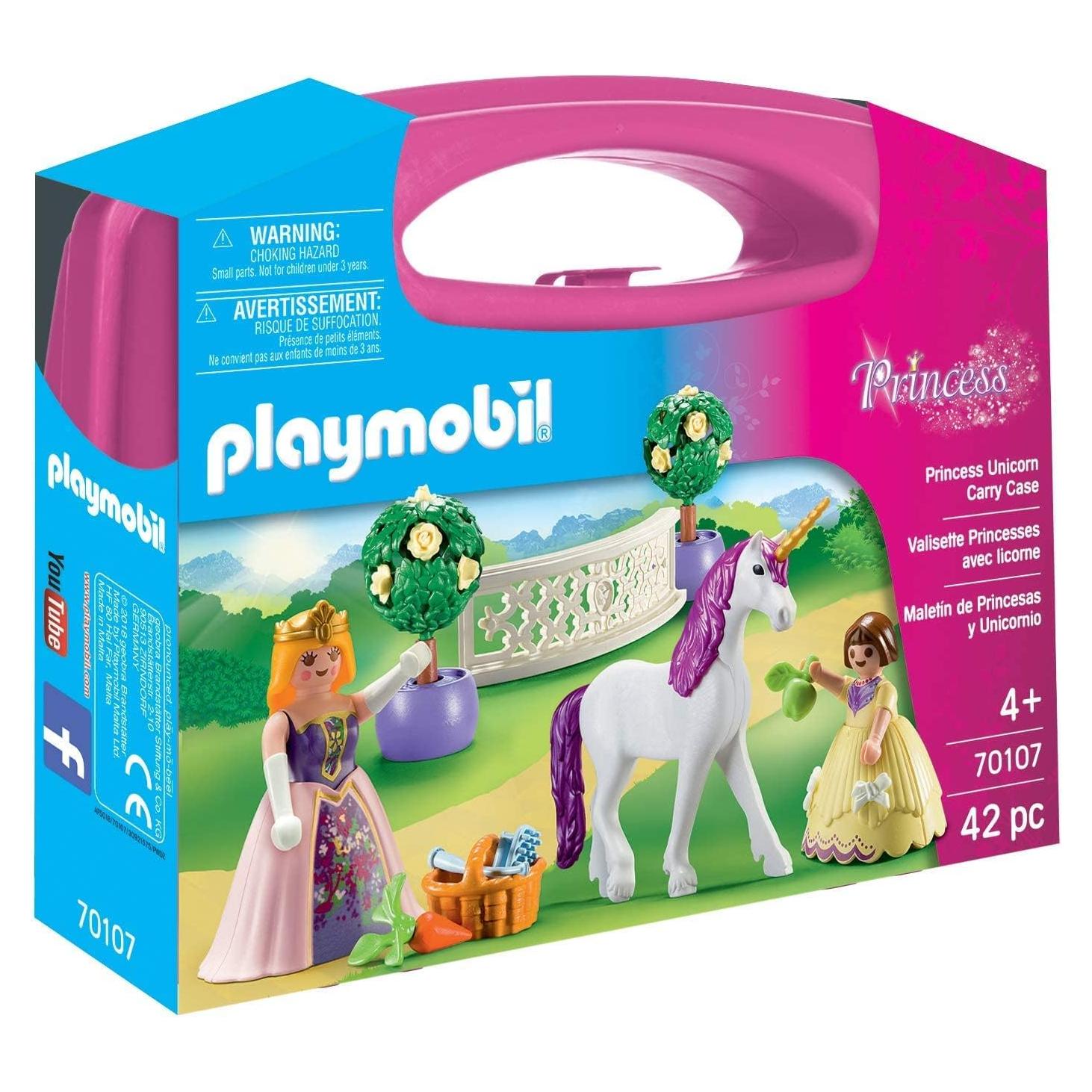 Maletín Princesa Unicornio Playmobil 70107 25x19x5 cm