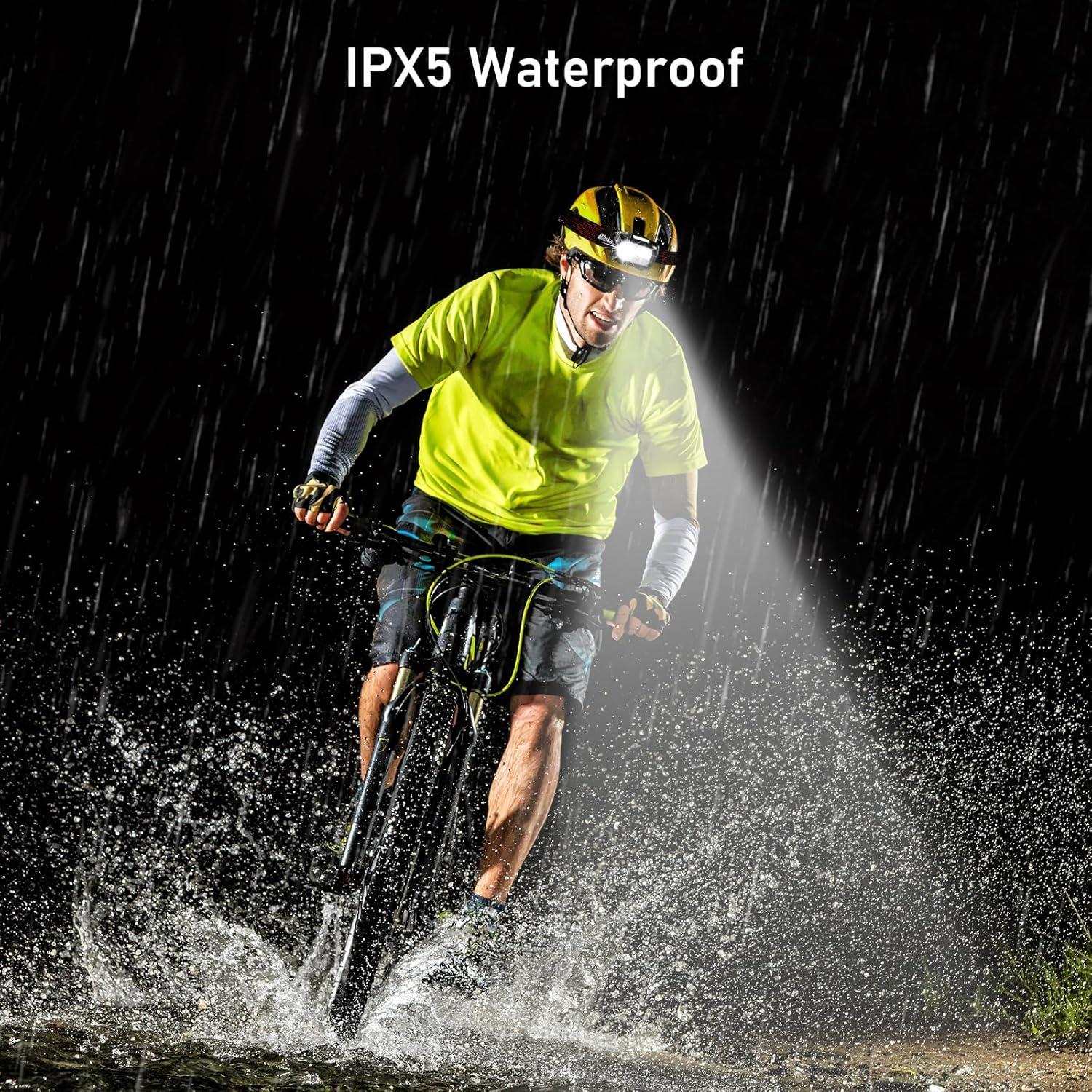 Linterna Frontal LED Blukar K9125 Recargable 2000L 2 Paquete