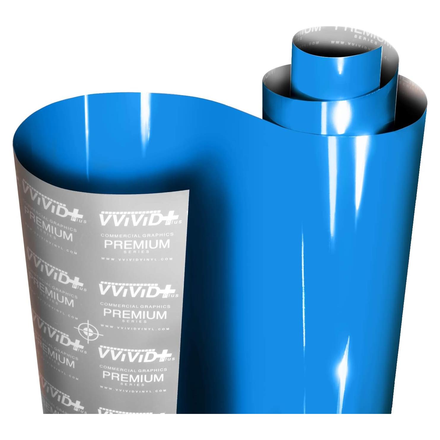 Vinilo Envoltura de Coche VViViD Ultra Gloss Azul 30.48x152.4cm