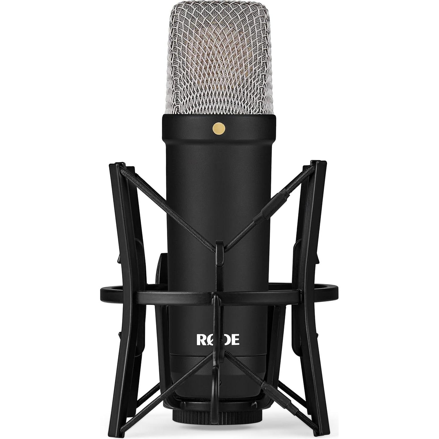 Micrófono de Condensador Rode NT1 Negro con Soporte y Filtro