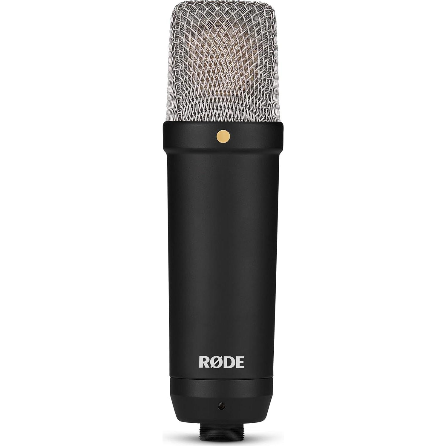 Micrófono de Condensador Rode NT1 Negro con Soporte y Filtro