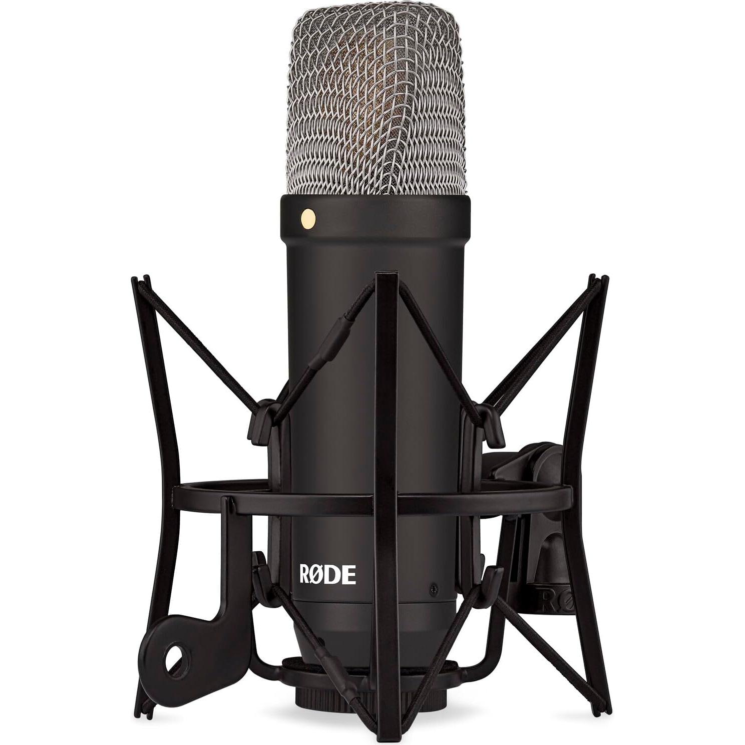 Micrófono de Condensador Rode NT1 Negro con Soporte y Filtro