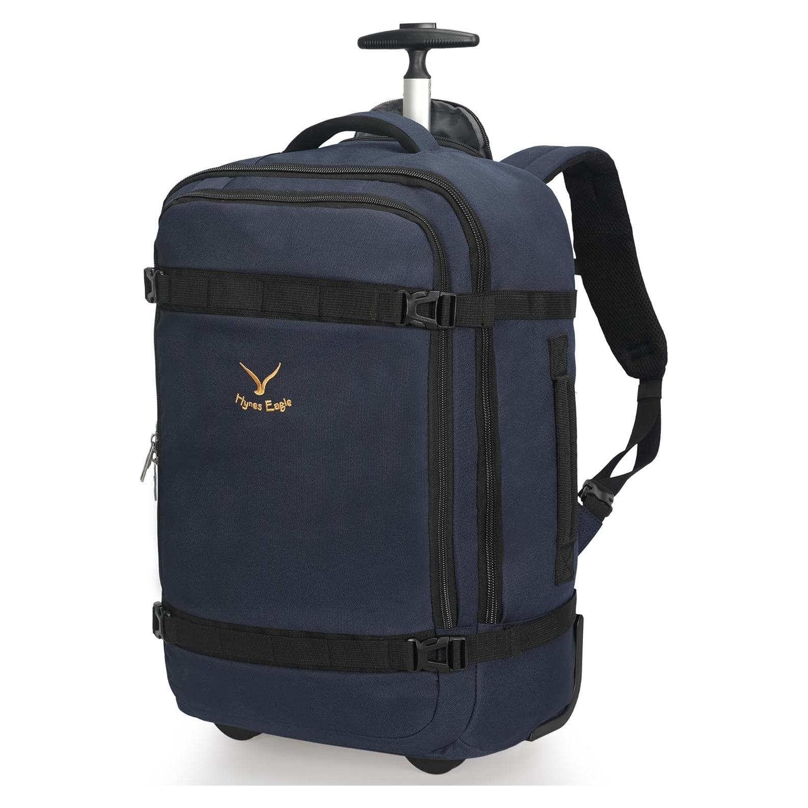 Mochila Rodante Hynes Eagle 42L Aprobada para Vuelo Azul