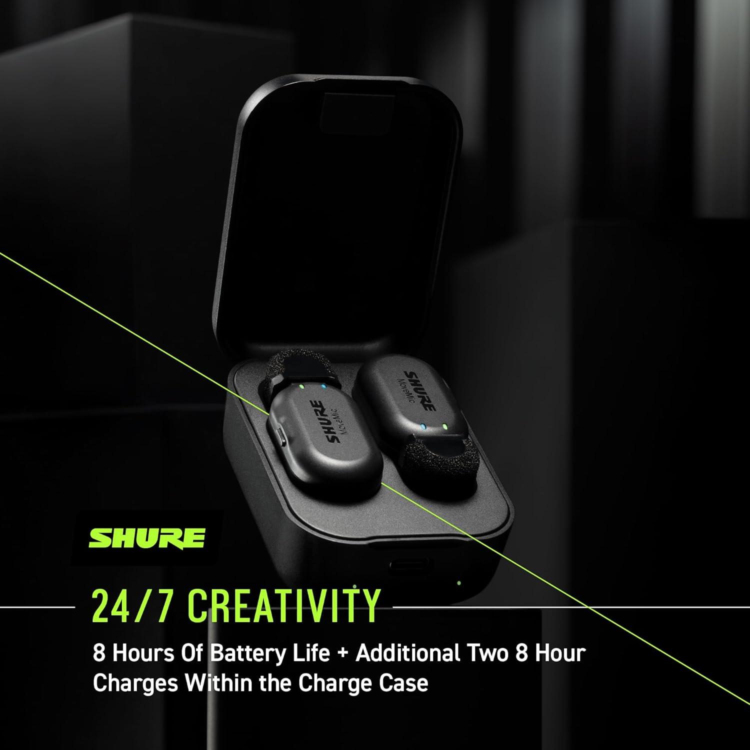 Receptor MoveMic Shure MV-R-Z7 para Cámaras DSLR y Móviles