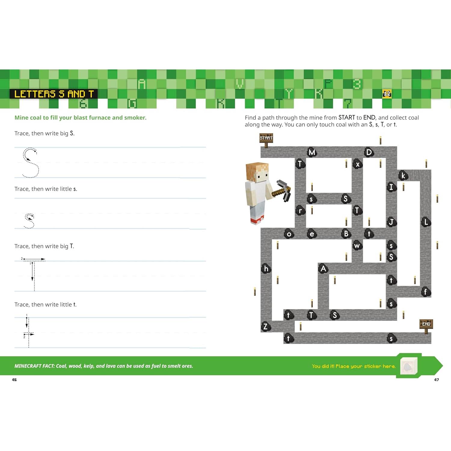 Official Minecraft Workbook: Kindergarten (Minecraft Workbooks)