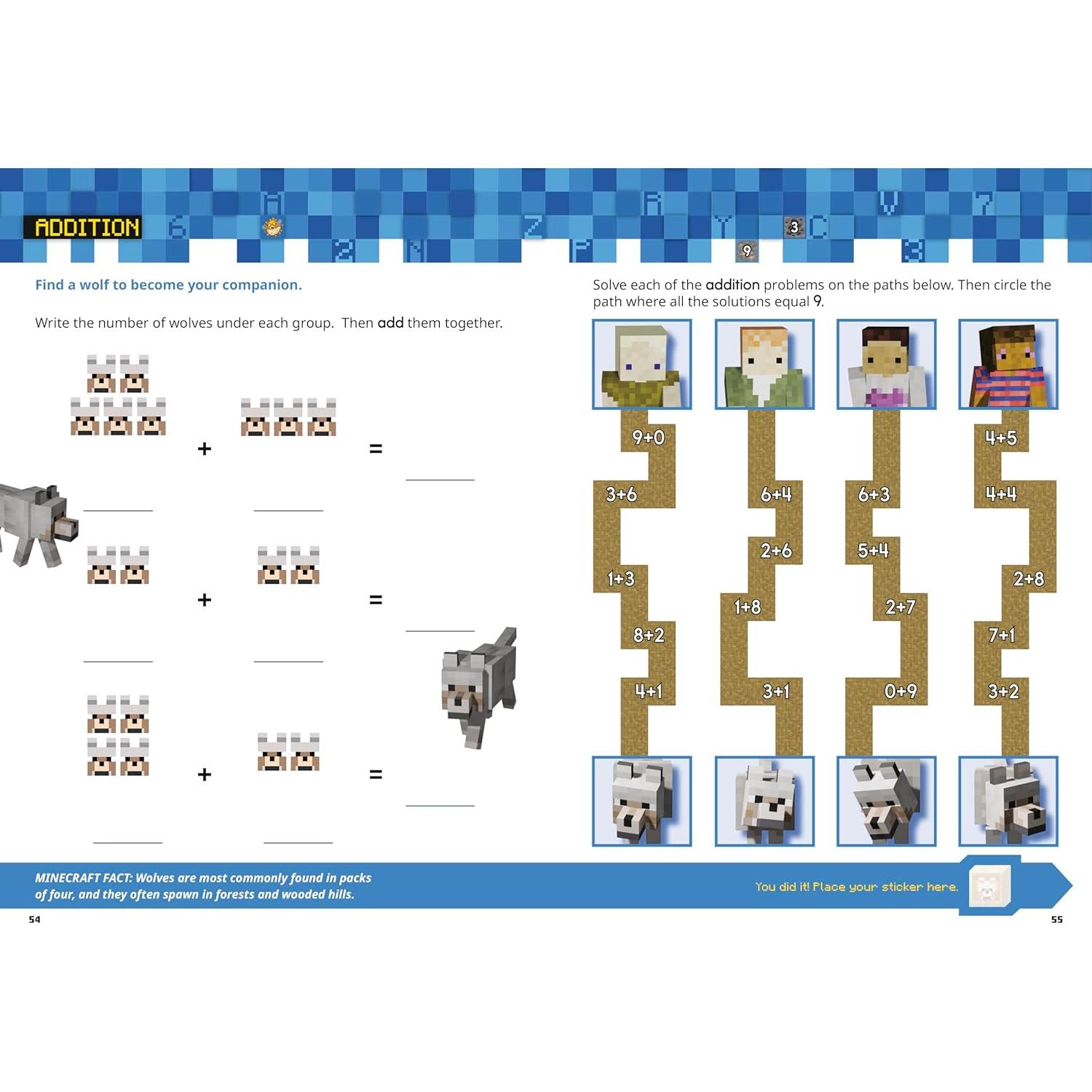Official Minecraft Workbook: Kindergarten (Minecraft Workbooks)