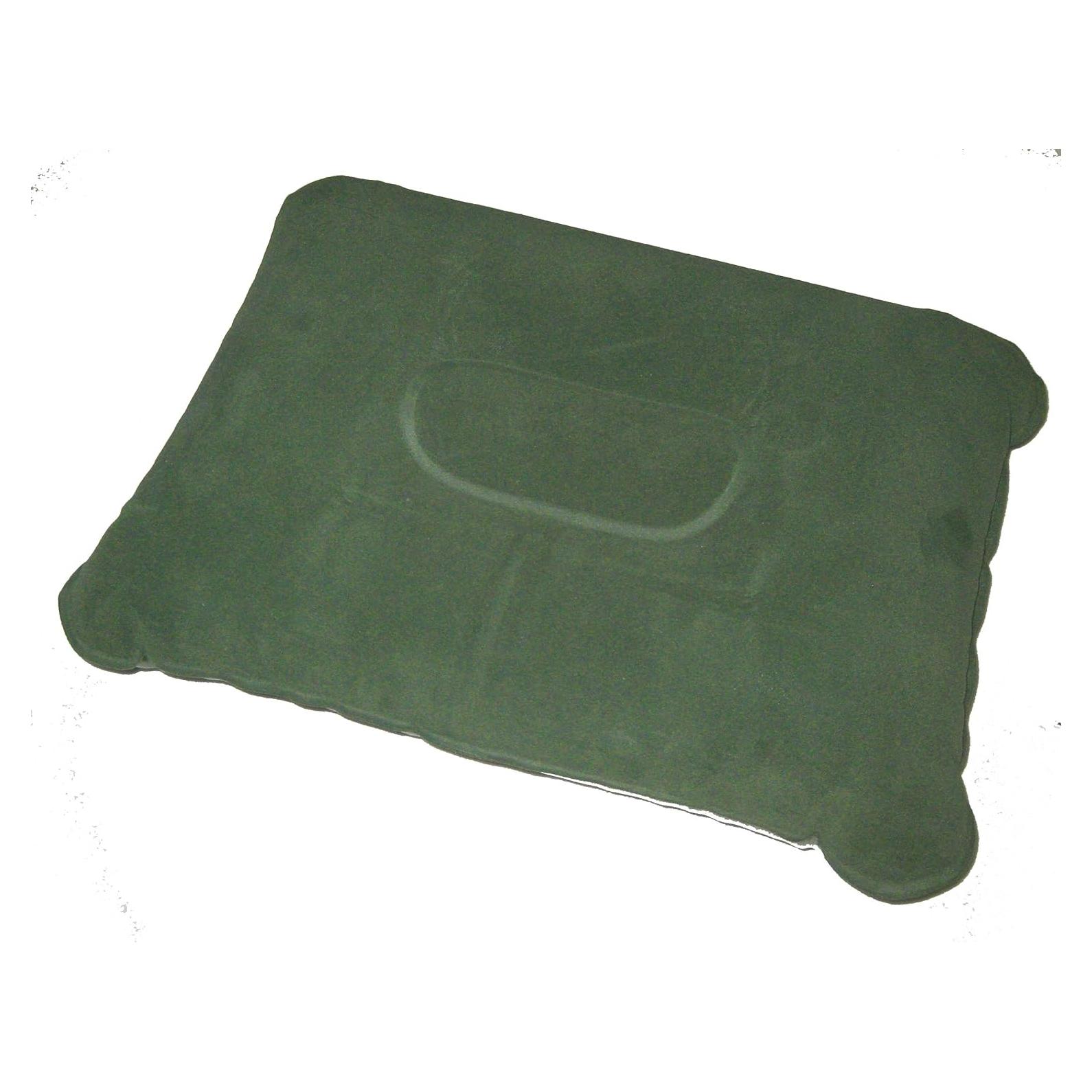 Almohada Inflable Zaltana para Camping Verde 43x28 cm