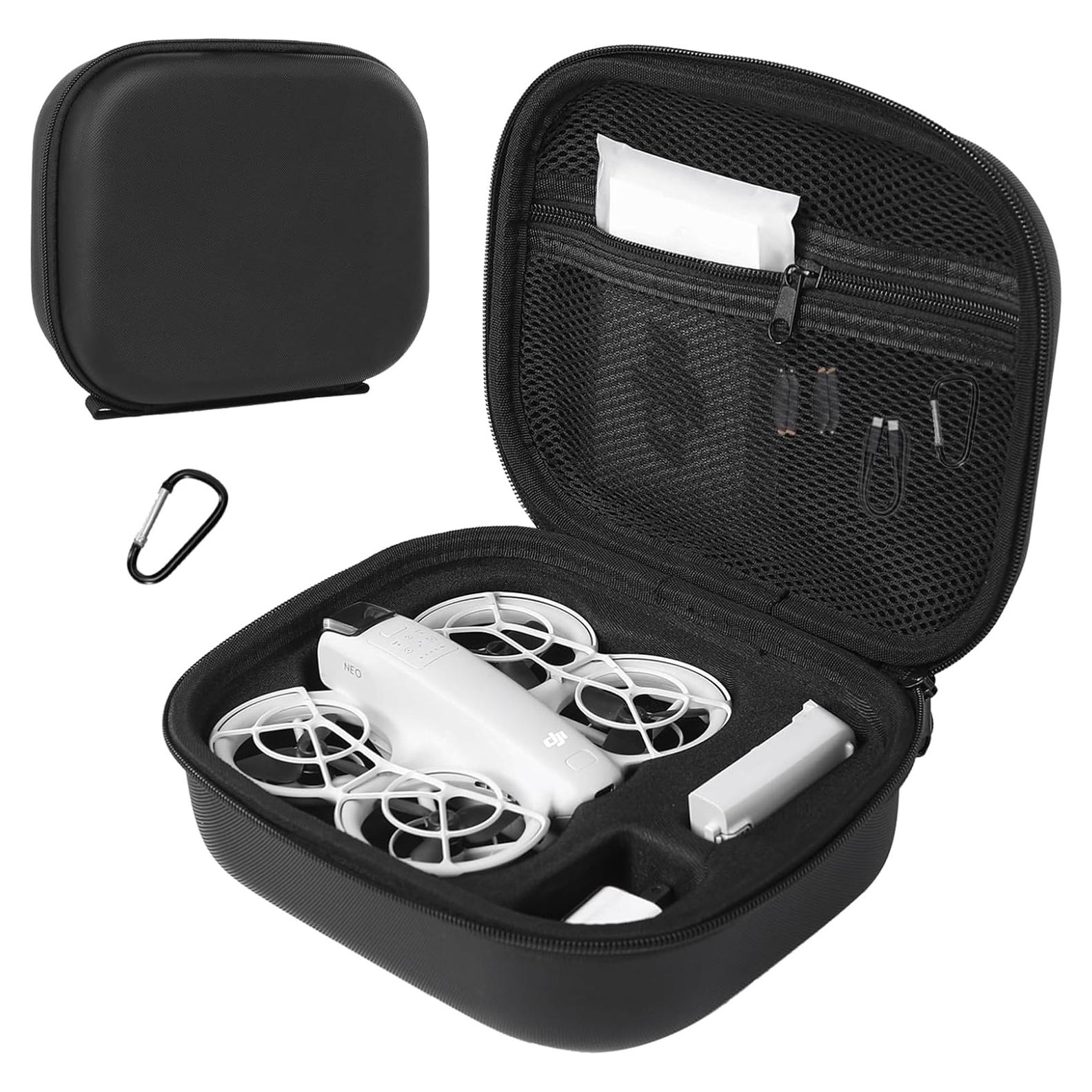 Bolsa de Almacenamiento para Drone DJI Neo - Funda Dura Negra