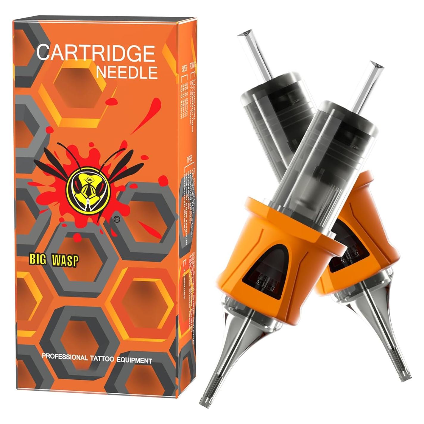 Agujas de Cartucho BIGWASP 1001RL 20Pcs Liner Redondo