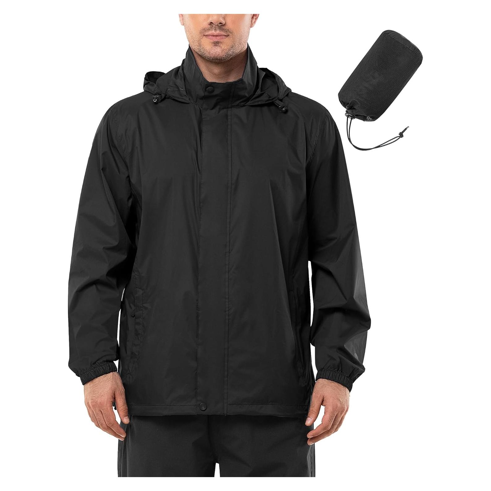 Chaqueta de Lluvia Hombre Outdoor Ventures Impermeable Plegable