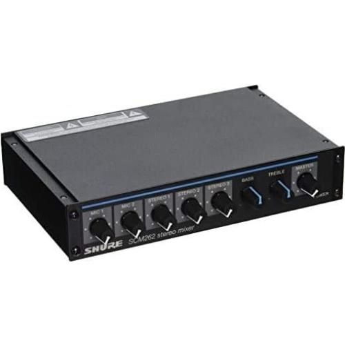 Mezclador de Micrófono Estéreo Shure SCM262 5 Canales 12V