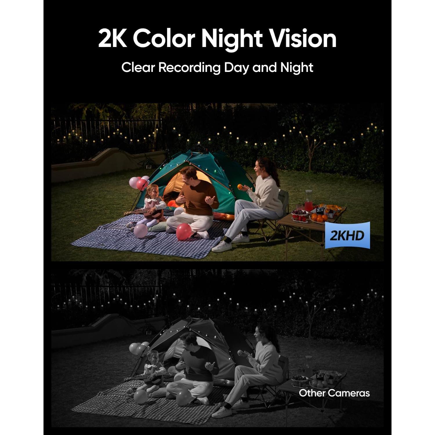 Cámara de Seguridad Inalámbrica eufy S120 con Luz Solar 2K