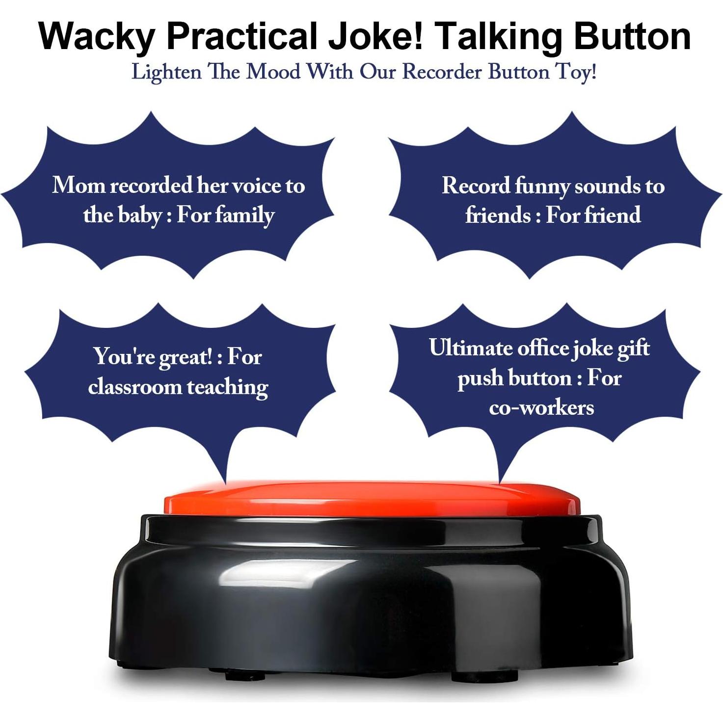 Botón Grabable de Voz Changhe M5 - 30 Segundos Rojo