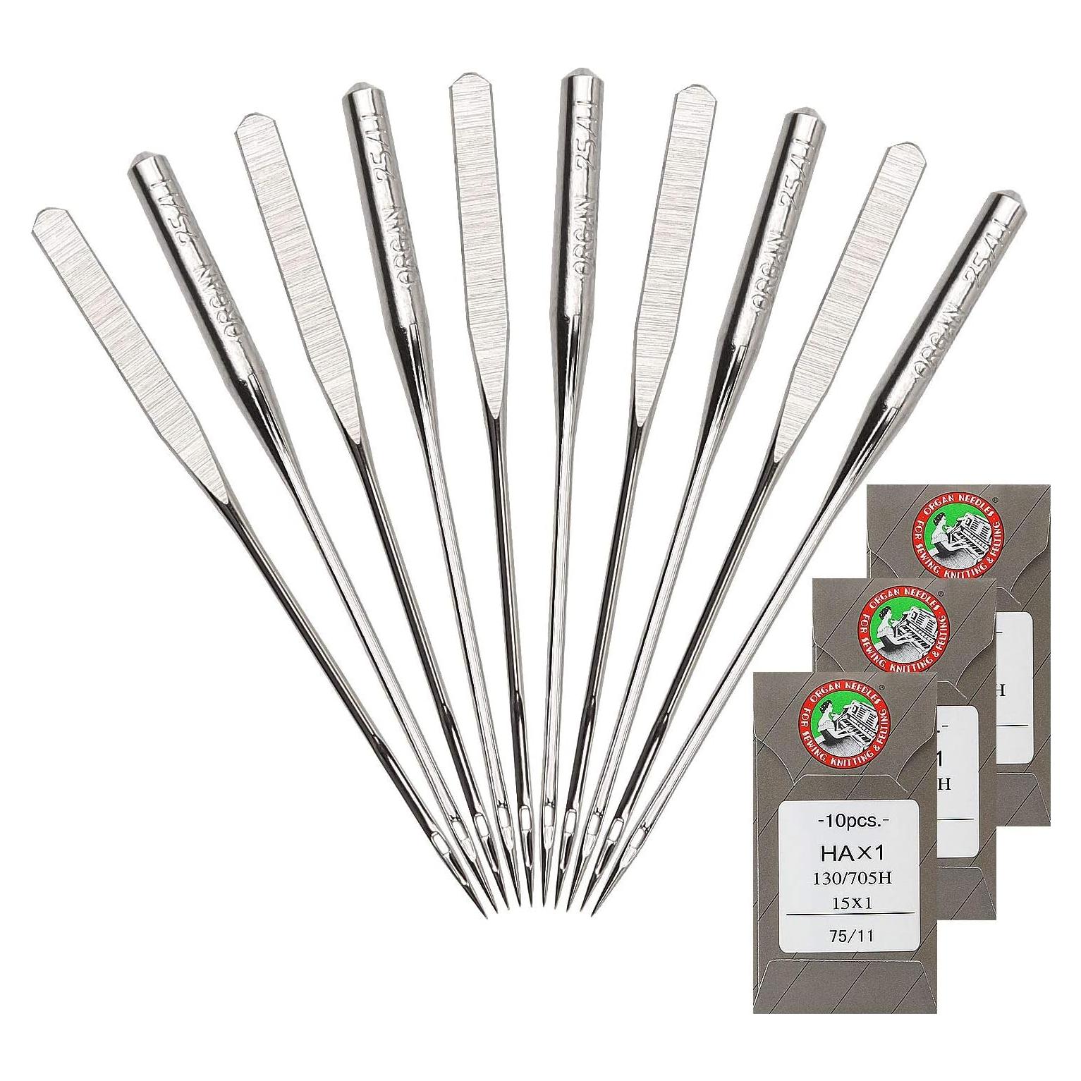 Paquete de 30 Agujas de Coser Holdware 75/11 para Bordado