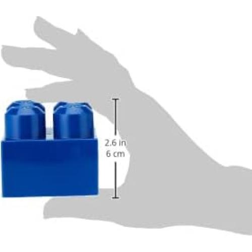 Mega Bloks Bolsa Grande de Construcción 80 Piezas Azul