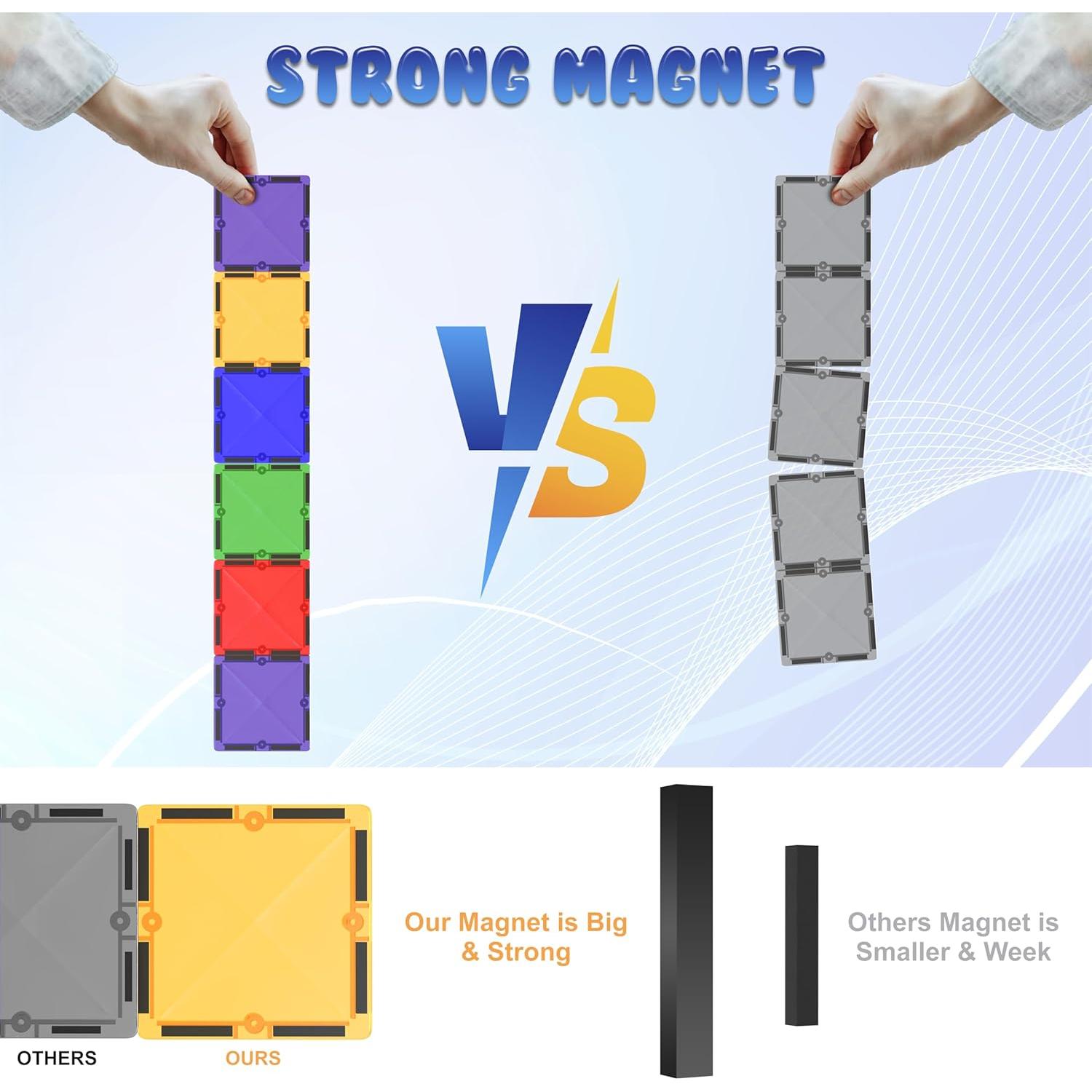 Bloques de Construcción Magnéticos Desire Deluxe 57 Piezas