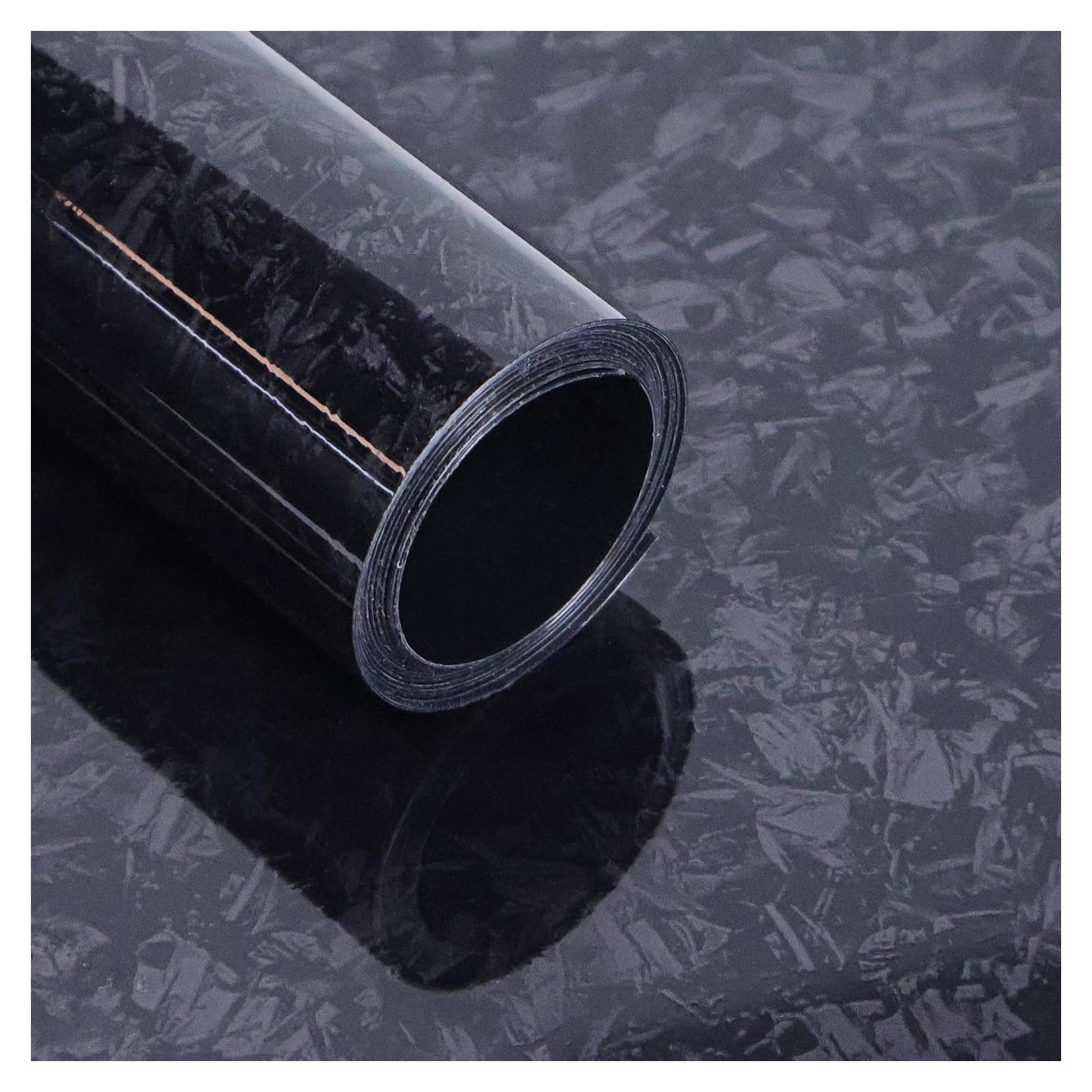 Envoltura de Vinilo Lypumso 0.3m x 1.5m Carbono Forjado Negro