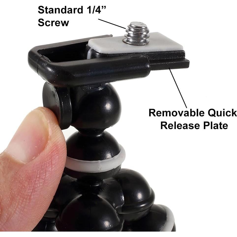 Trípode Flexible Acuvar 10" para Smartphone y Cámara