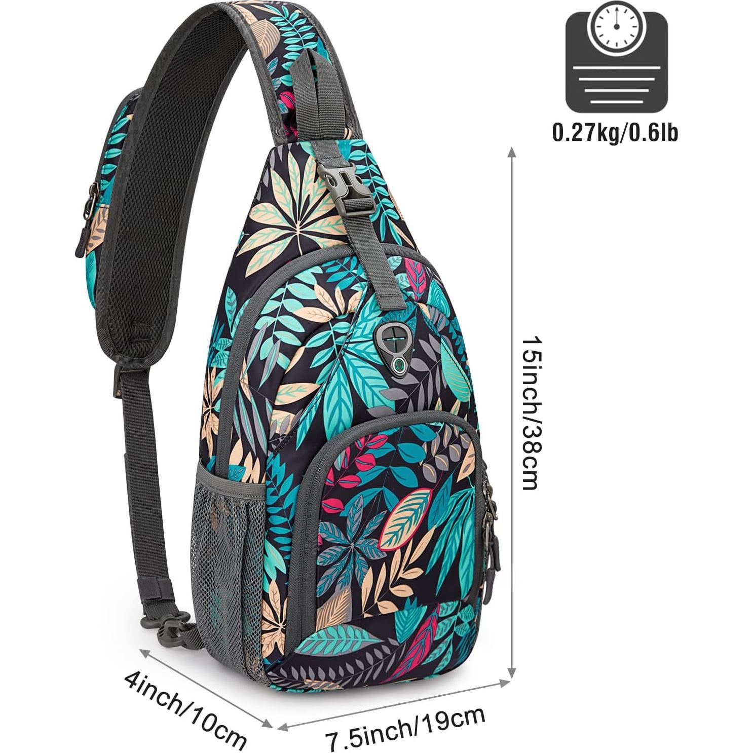 Mochila Sling G4Free Tn22b091e Antirrobo RFID 7L Azul