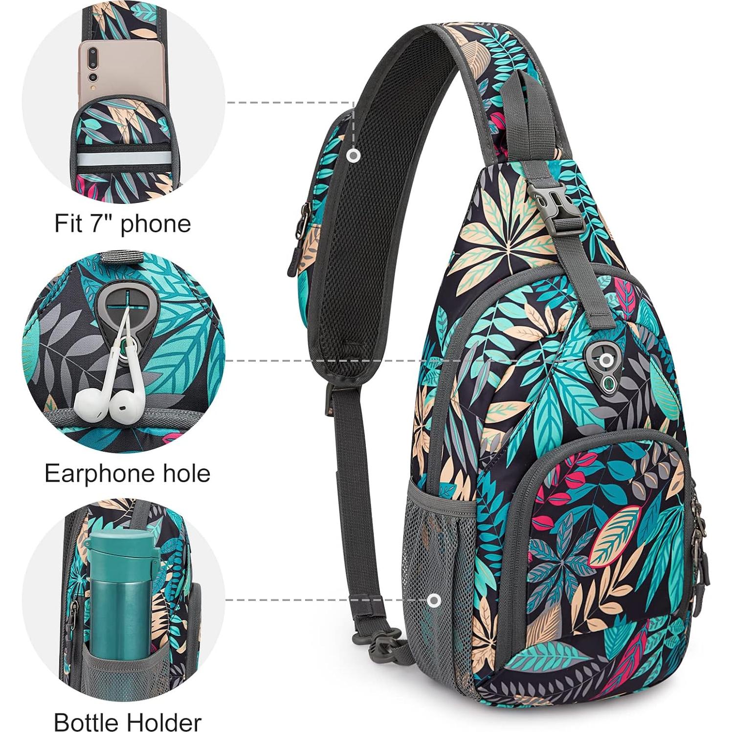 Mochila Sling G4Free Tn22b091e Antirrobo RFID 7L Azul