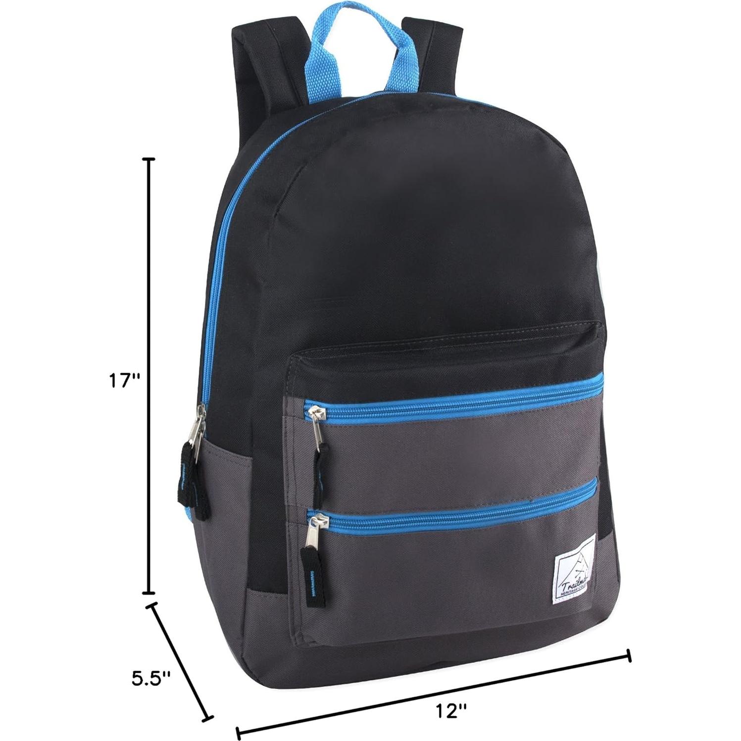 Mochila Multicolor Trail Maker 17" con Correas Acolchadas
