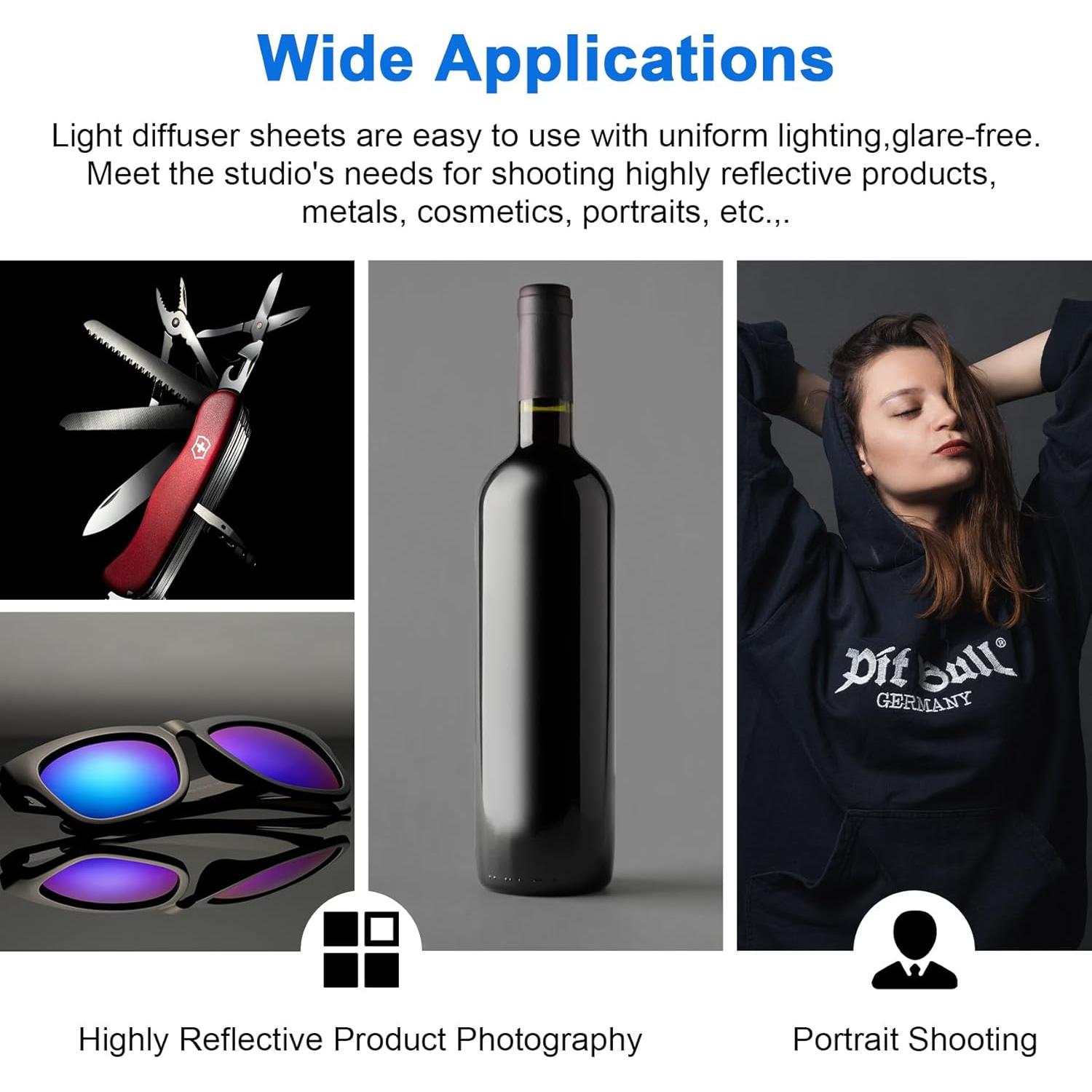 Rollo de Gel Difusor de Luz Selens 18m x 1.2m para Fotografía