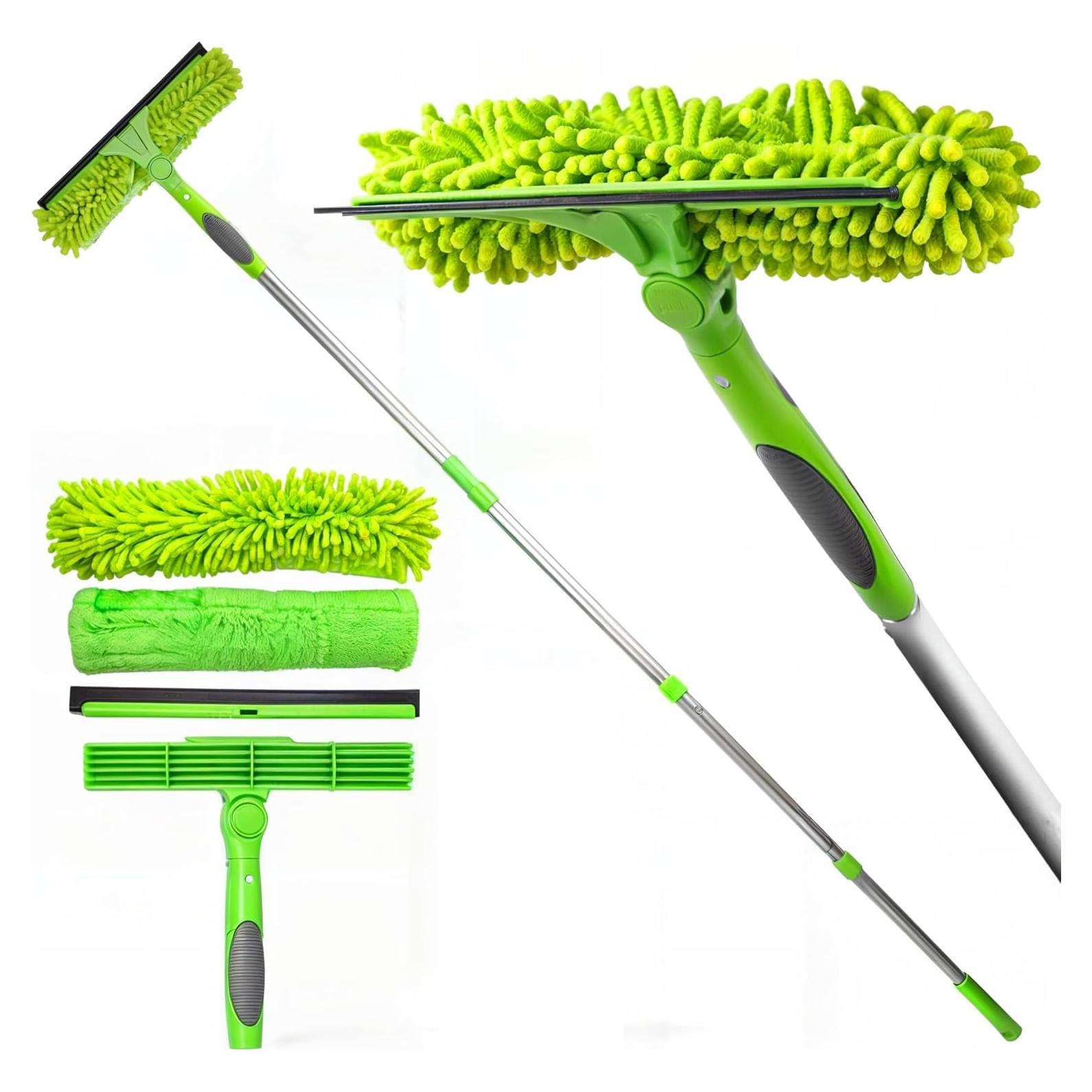 Kit Limpiaparabrisas DSV Estándar 2 en 1 con Poste Extensible 157.48 cm