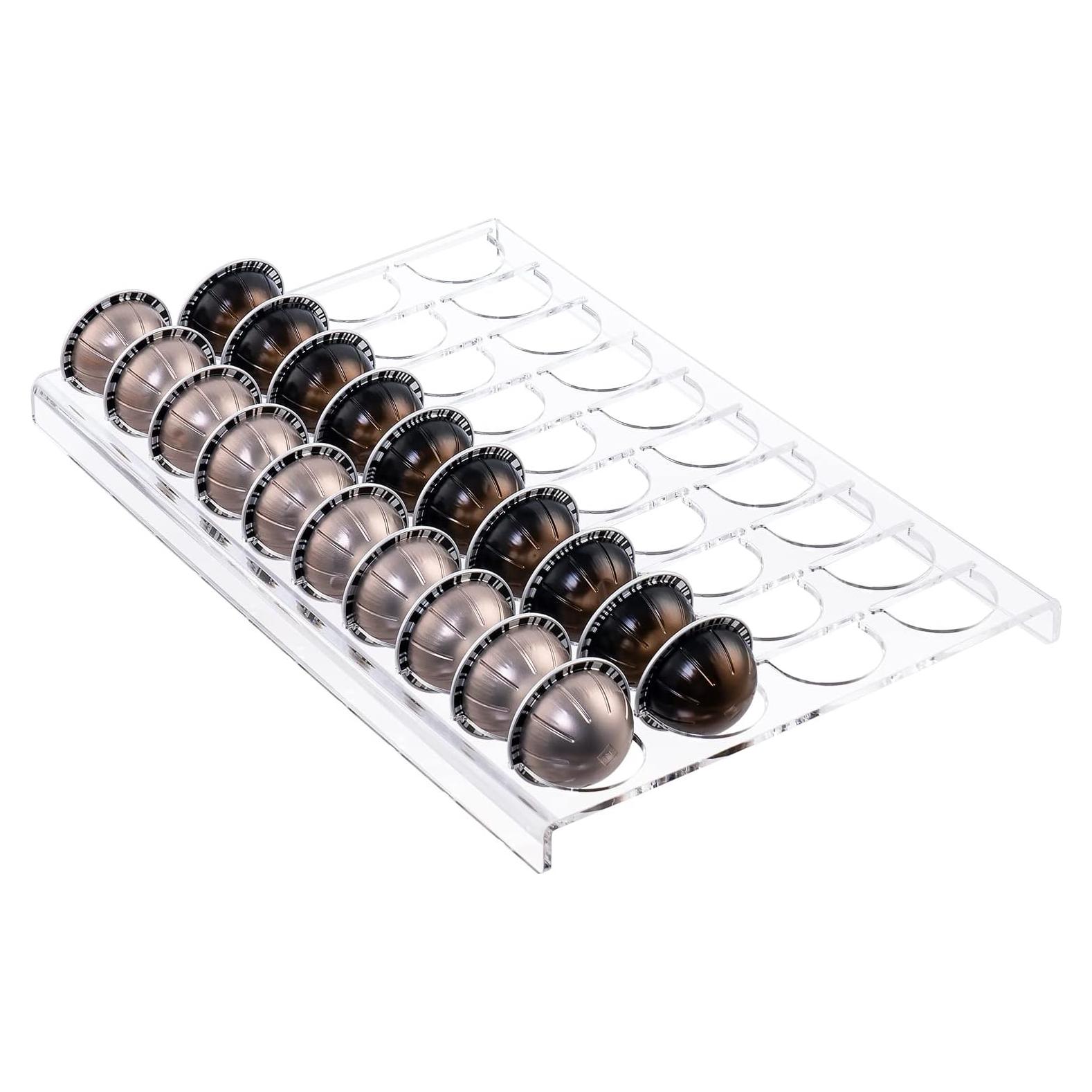 Soporte para Cápsulas de Café Sumerflos 40 Cáp. Transparente