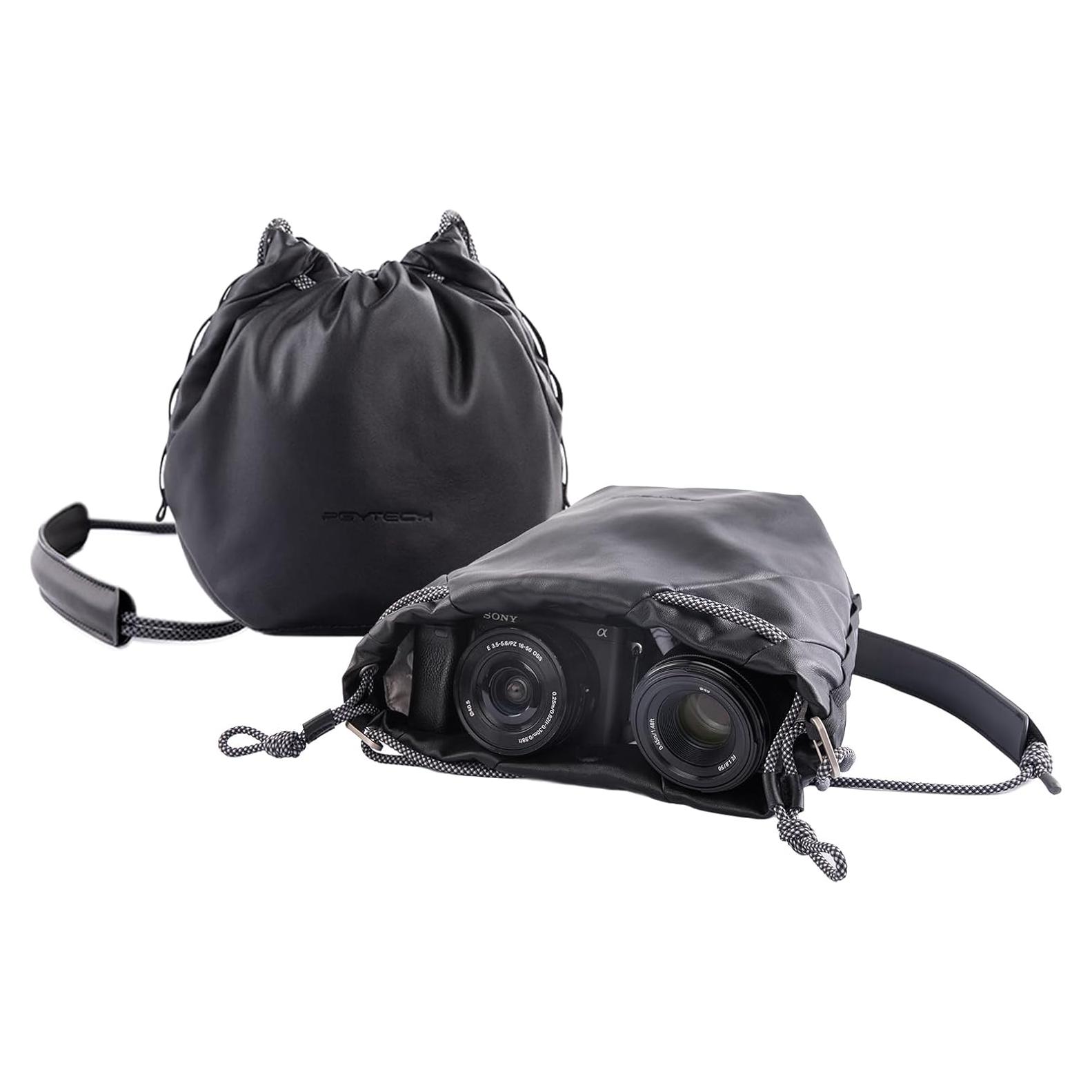 Bolsa de Cuerda PGYTECH OneGo para Cámara Sin Espejo Negra