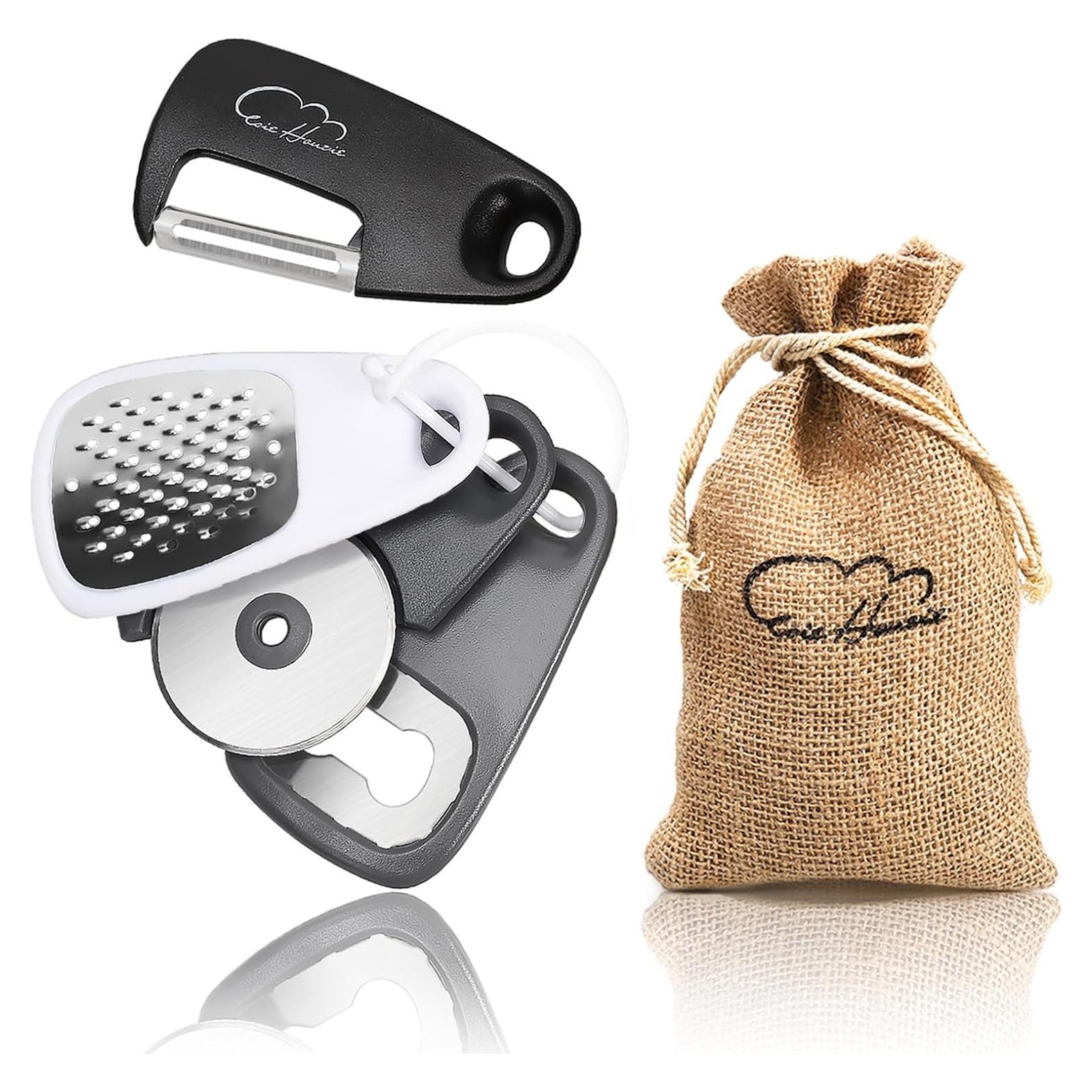 Juego de Utensilios de Cocina 5 Piezas Esie Houzie - Rallador, Pelador, Cortador