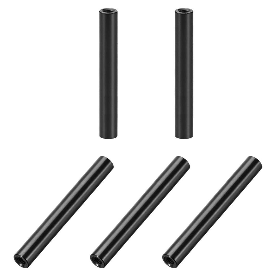 Espaciadores de Aluminio uxcell M3x35mm 5 Pcs Negro para Drones