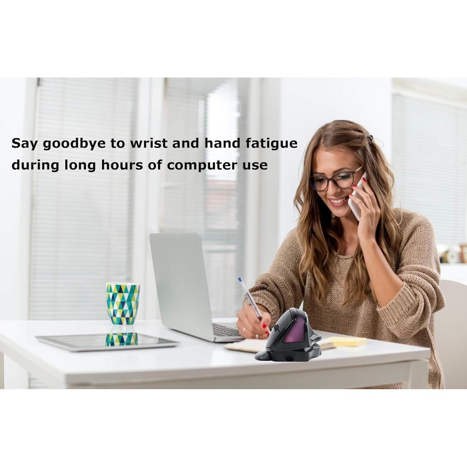 Ratón Inalámbrico Ergonómico Grande SHARE SUNSHINE 3600 DPI