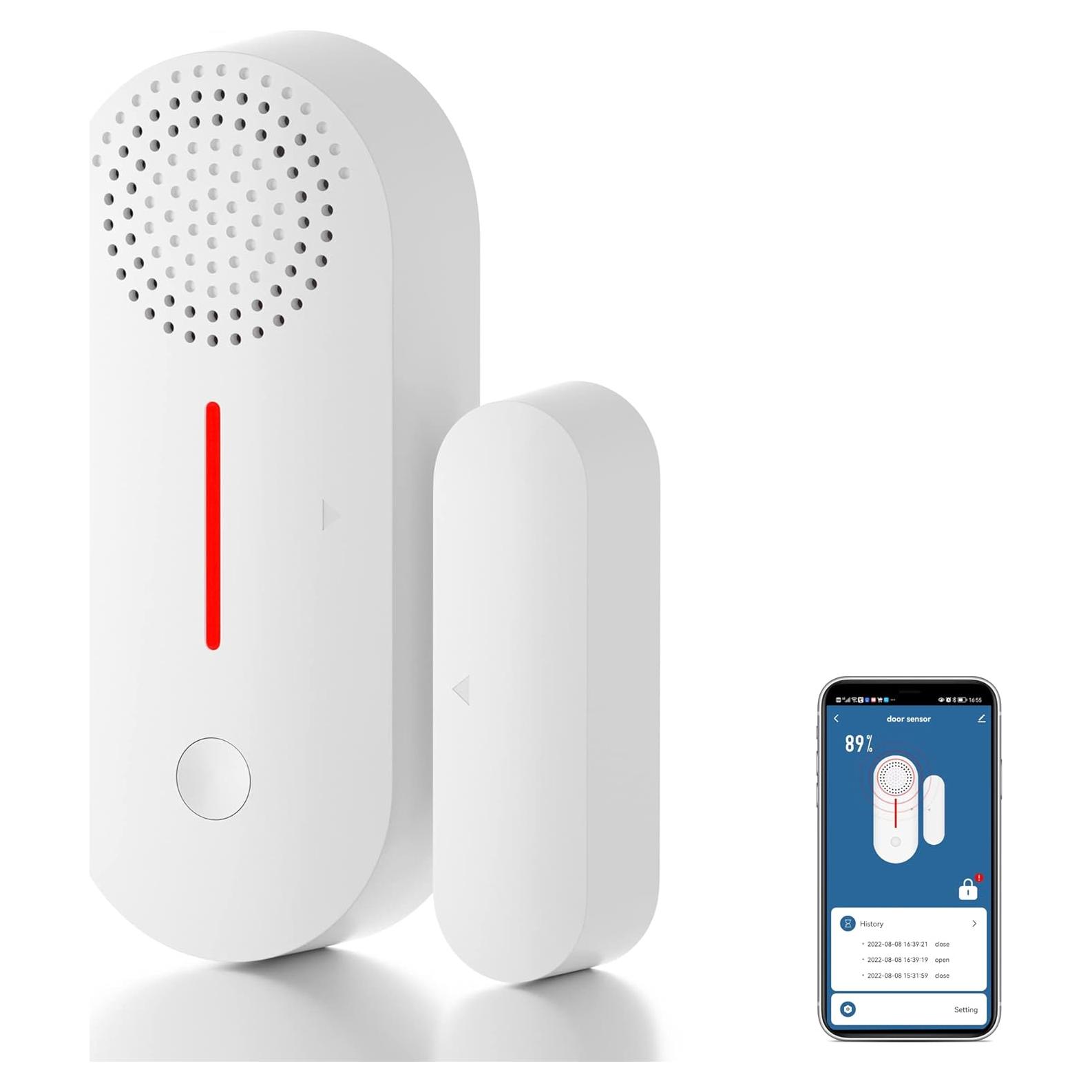 Sensor de Alarma WiFi para Puerta y Ventana Gaoducash 120dB