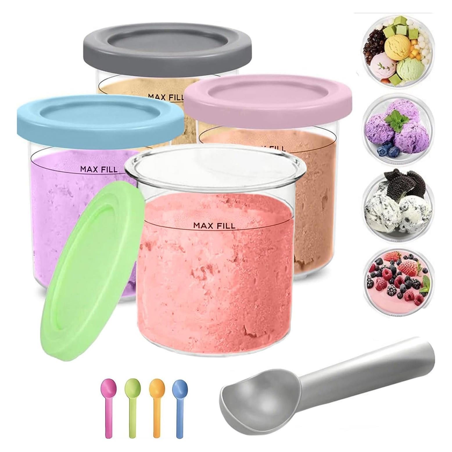 Paquete de 4 Pints y Tapas Aoiutrn para Ninja NC300